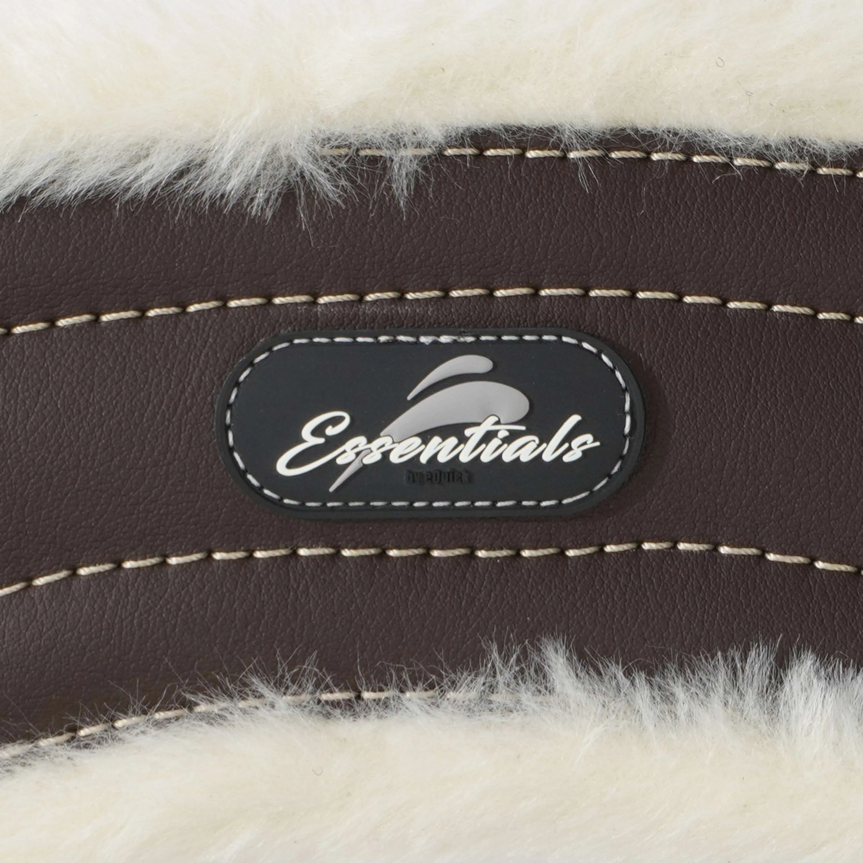 eQuick Sattelgurt ES Jumping Fluffy Braun - Image 4