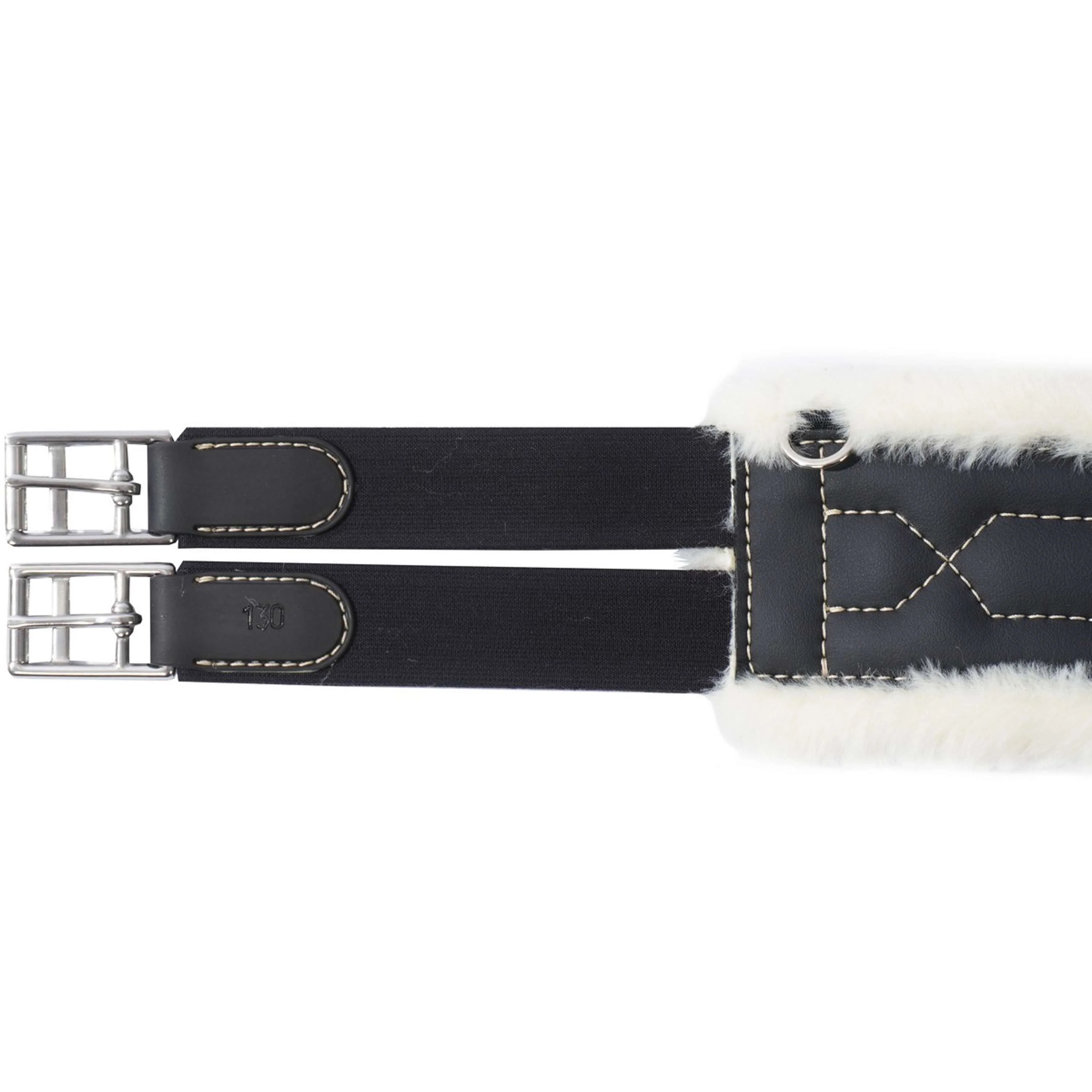 eQuick Sattelgurt ES Jumping Stud Fluffy Schwarz - Image 5