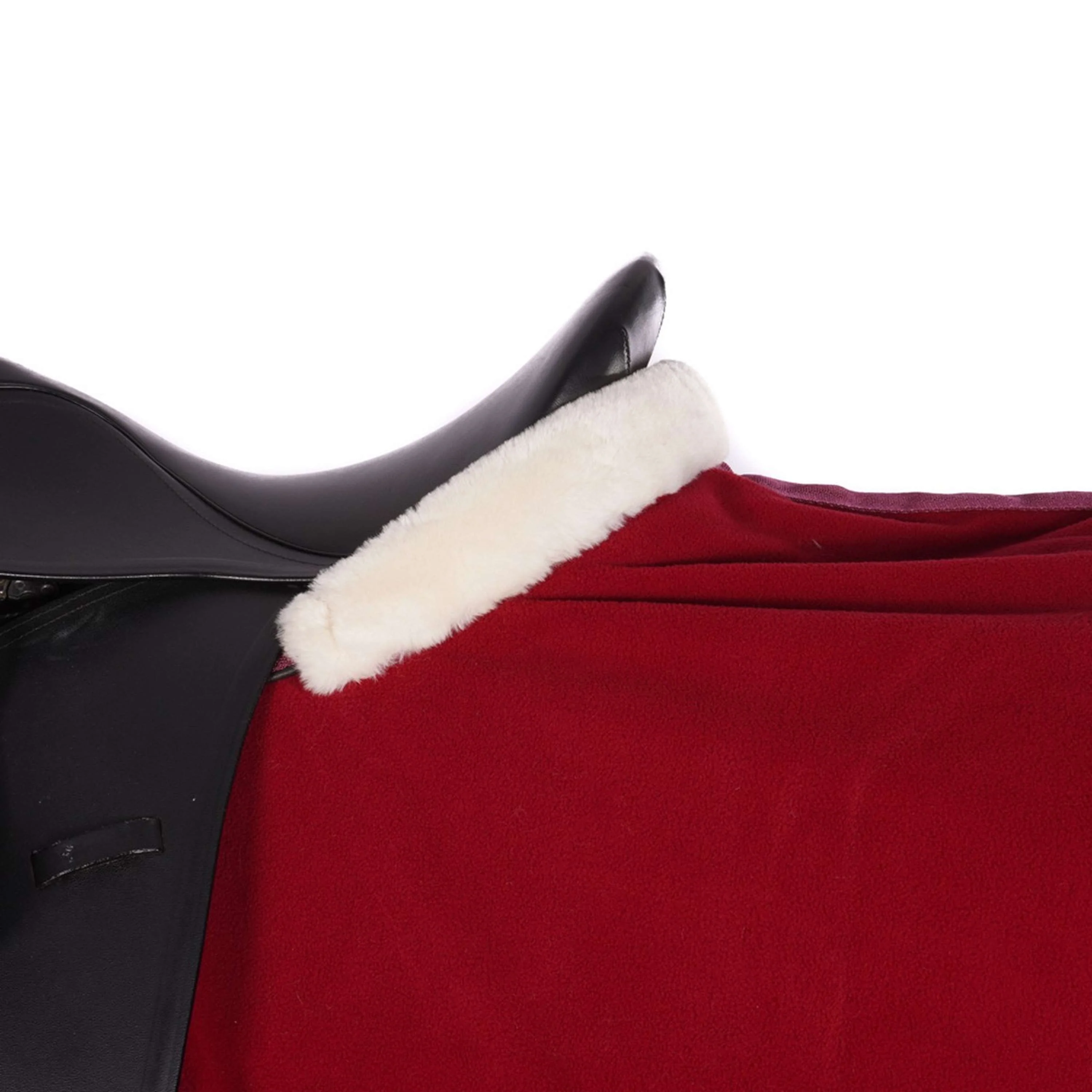 EQUITHÈME Ausreitdecke Teddy Fleece Bordeaux - Image 4