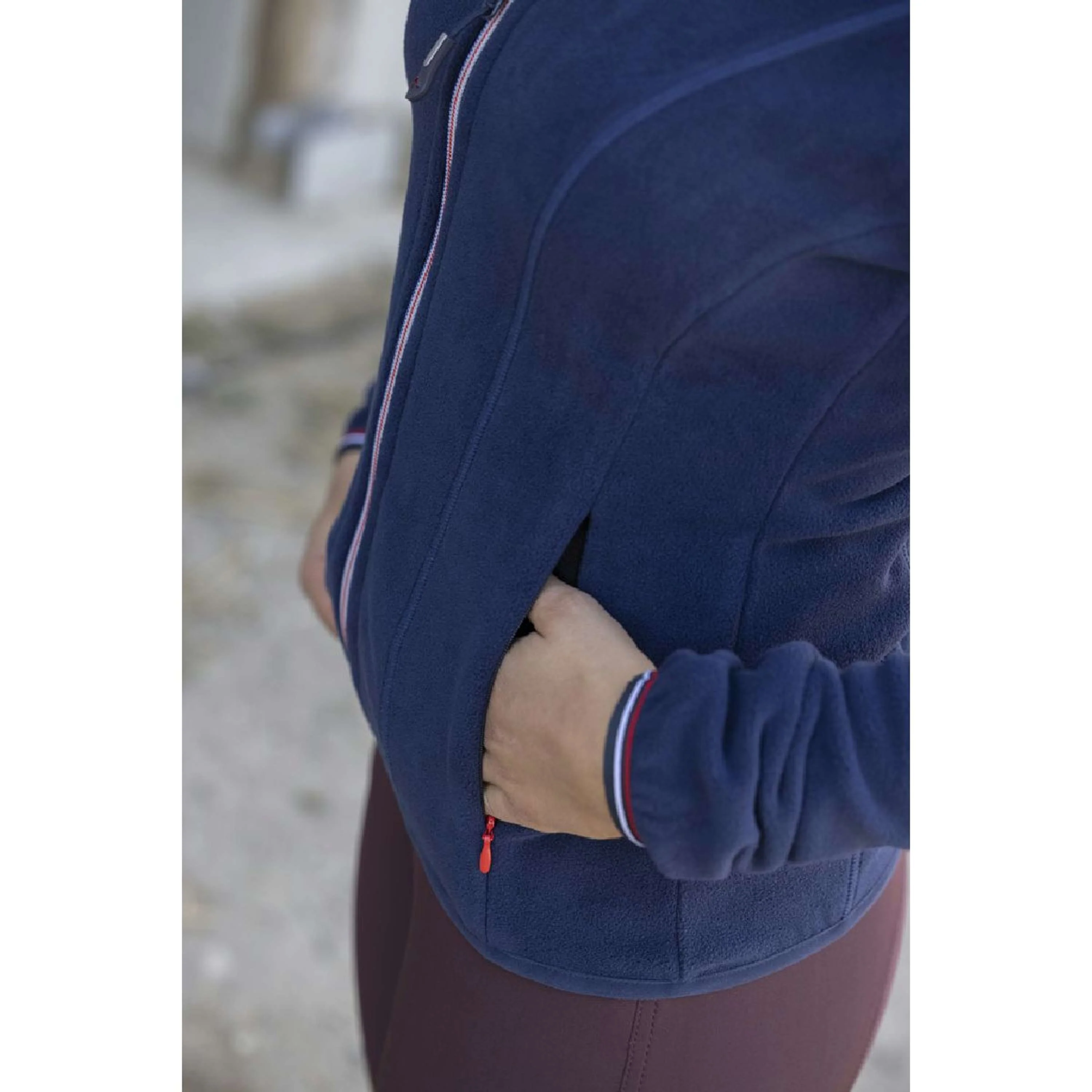 EQUITHÈME Fleecejacke Lena Navy - Image 3