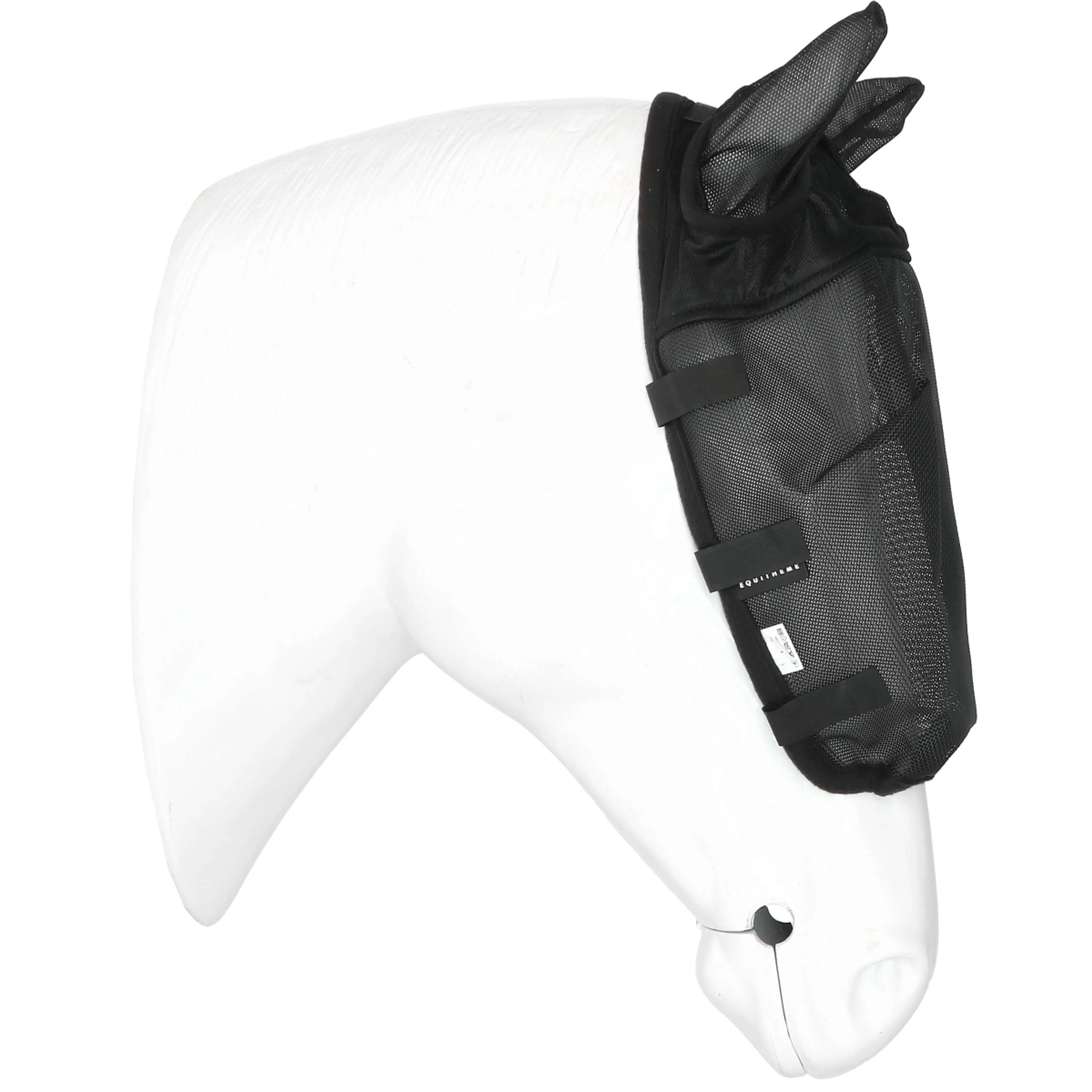 EQUITHÈME Fliegenmaske Halfter mit UV-Schutz Schwarz - Image 4