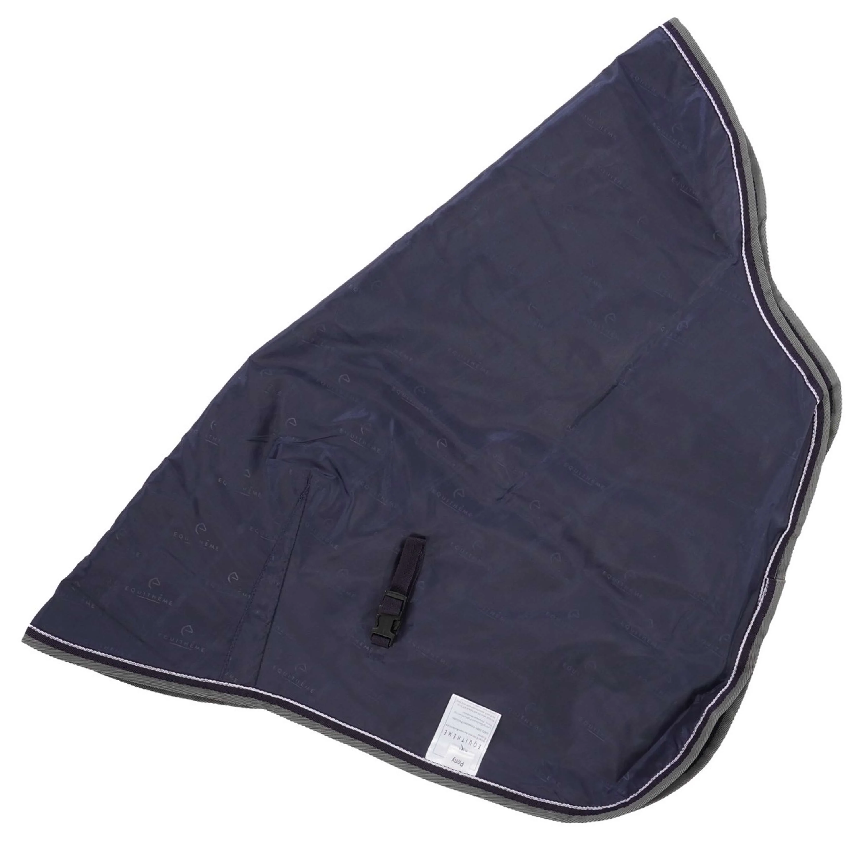 EQUITHÈME Halsstück Tyrex 600D 0g Navy/Grau Dots - Image 8