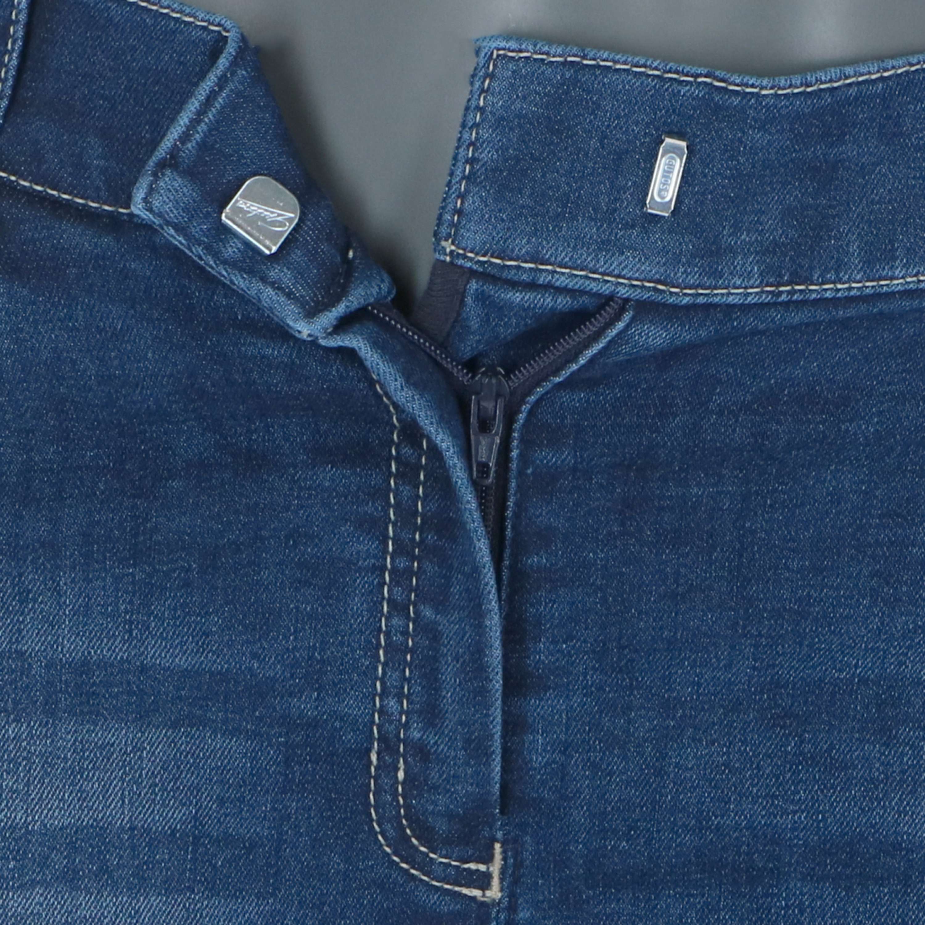 EQUITHÈME Reithose Texas Denim Blau/Beige - Image 5