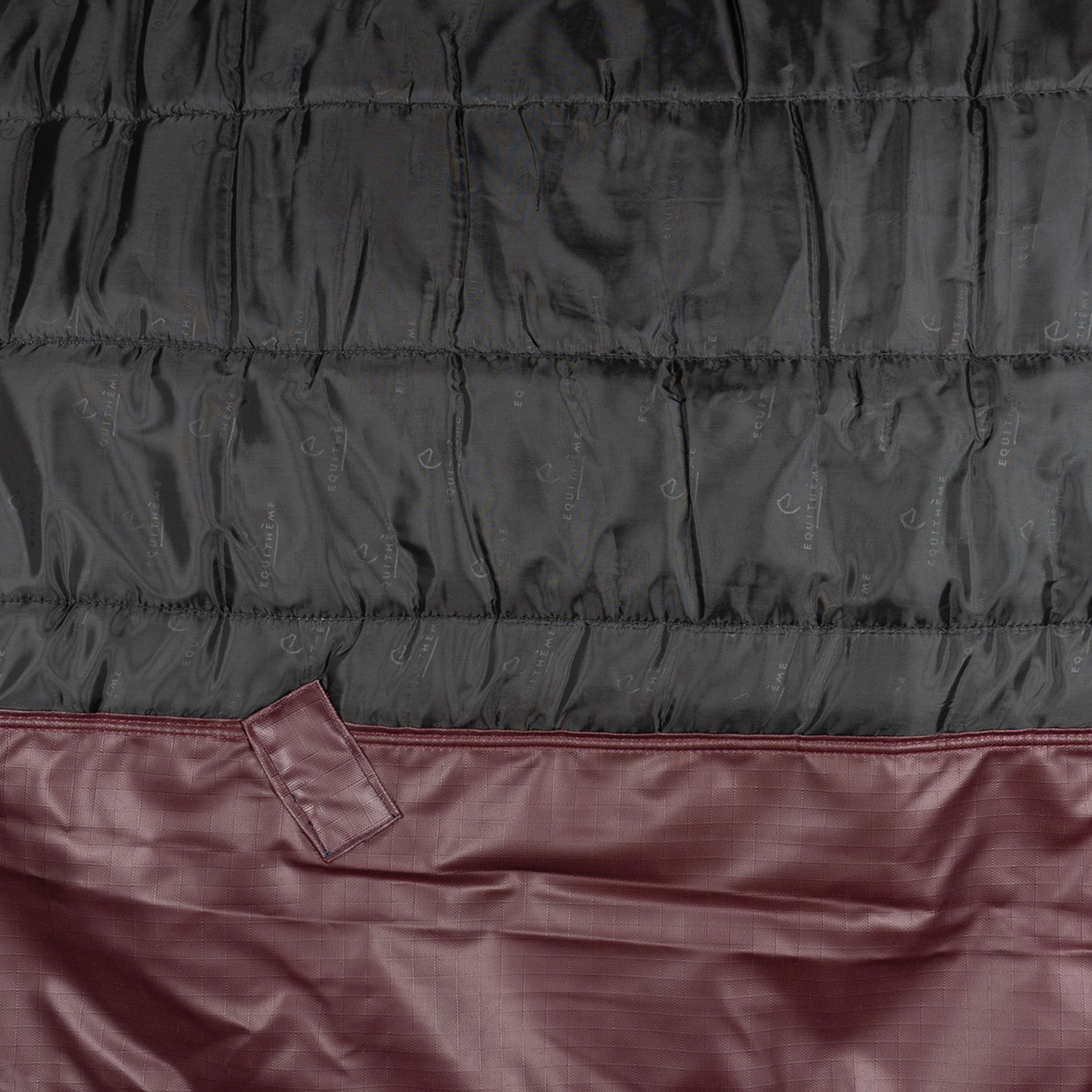 EQUITHÈME Outdoordecke Tyrex 1200D 300g Standard Burgunderrot - Image 11
