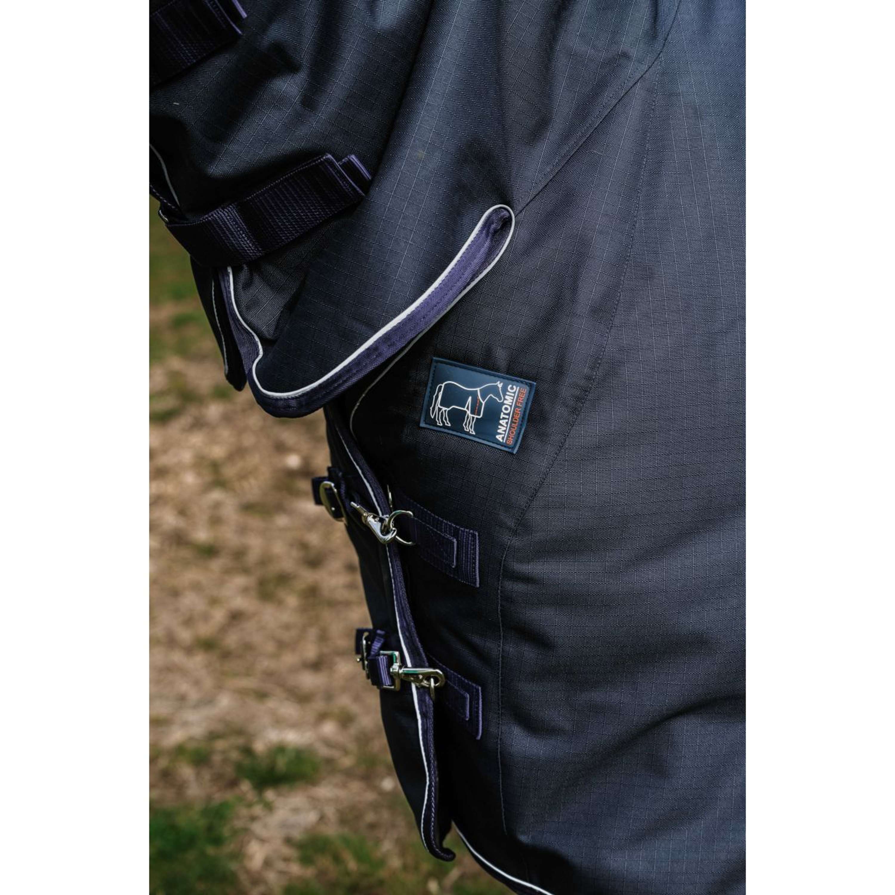 EQUITHÈME Outdoordecke Anatomic Combi 1200D 100g Navy - Image 5