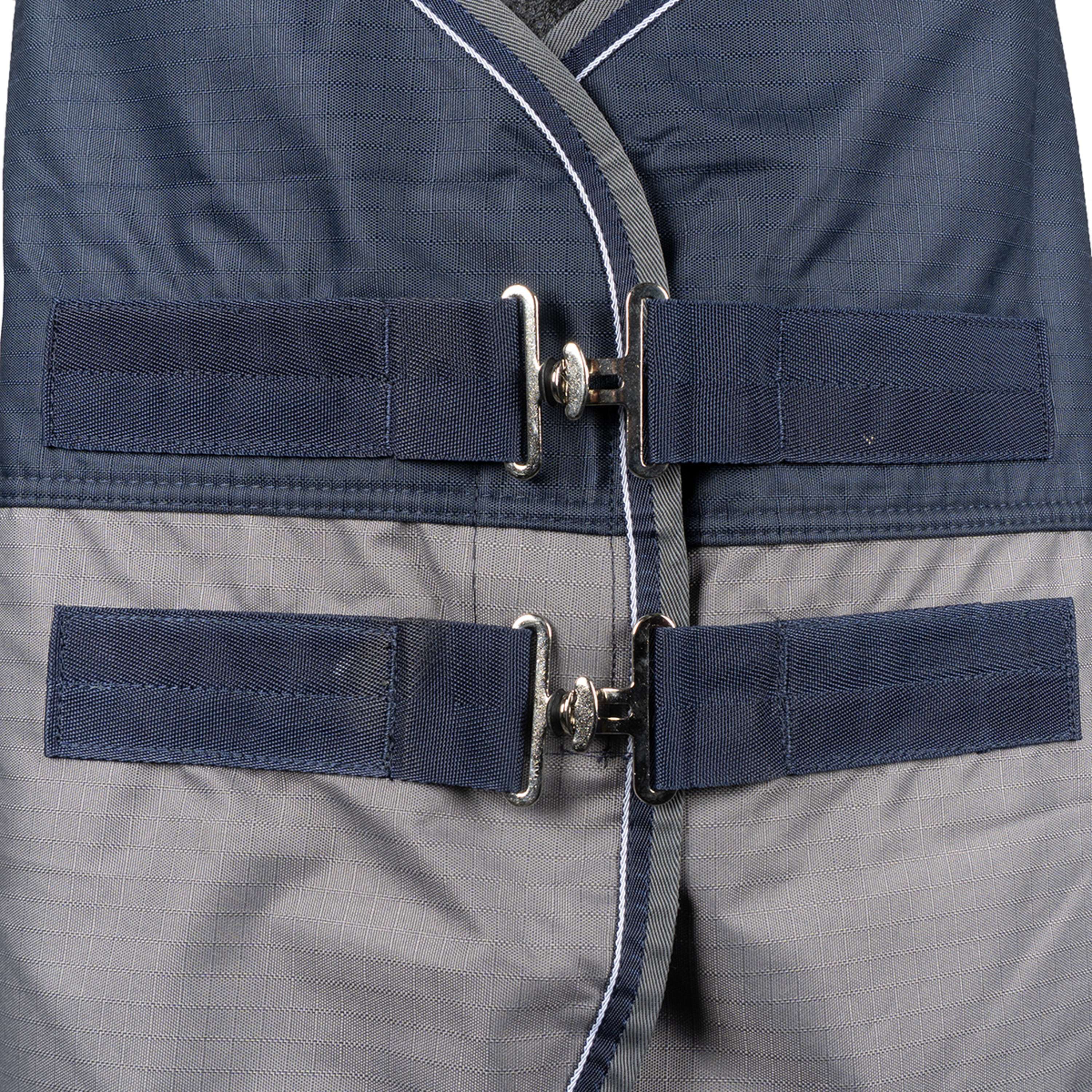 EQUITHÈME Outdoordecke Tyrex 600 D Polar Fleece 0g Blau/Grau - Image 2