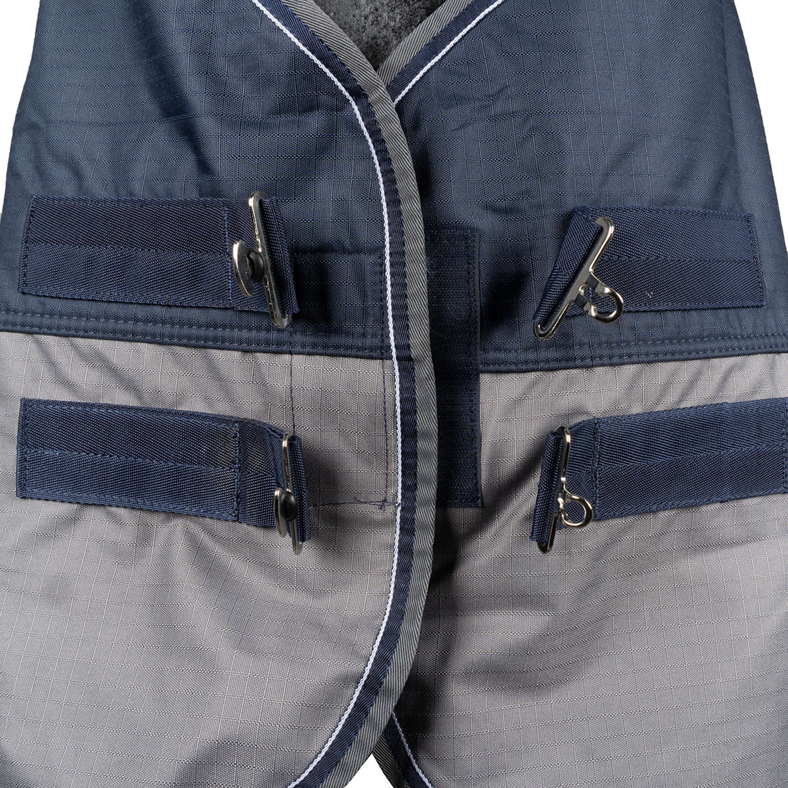 EQUITHÈME Outdoordecke Tyrex 600 D Polar Fleece 0g Blau/Grau - Image 3