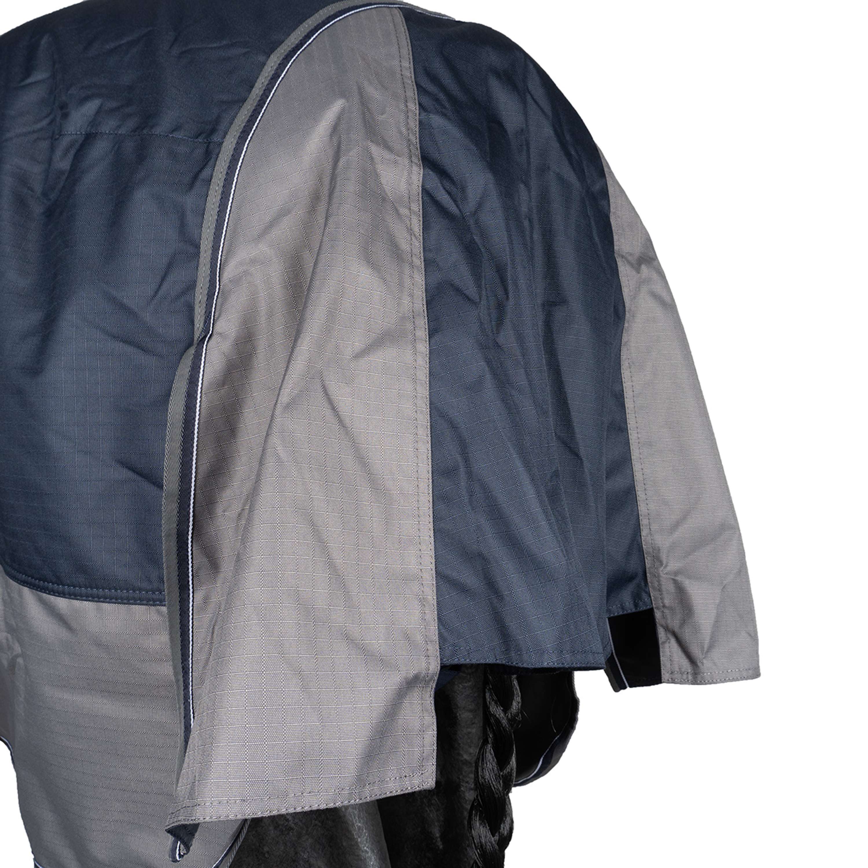 EQUITHÈME Outdoordecke Tyrex 600 D Polar Fleece 0g Blau/Grau - Image 7