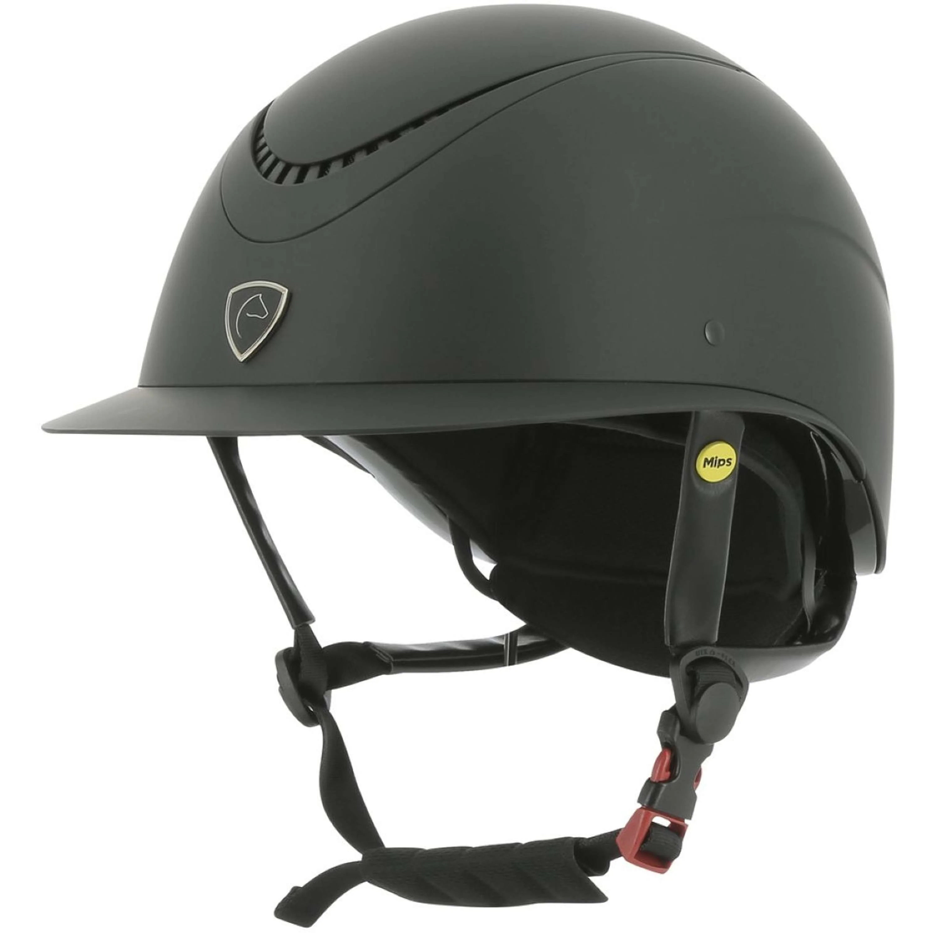 EQUITHÈME Reithelm Wings Mips Matte Schwarz