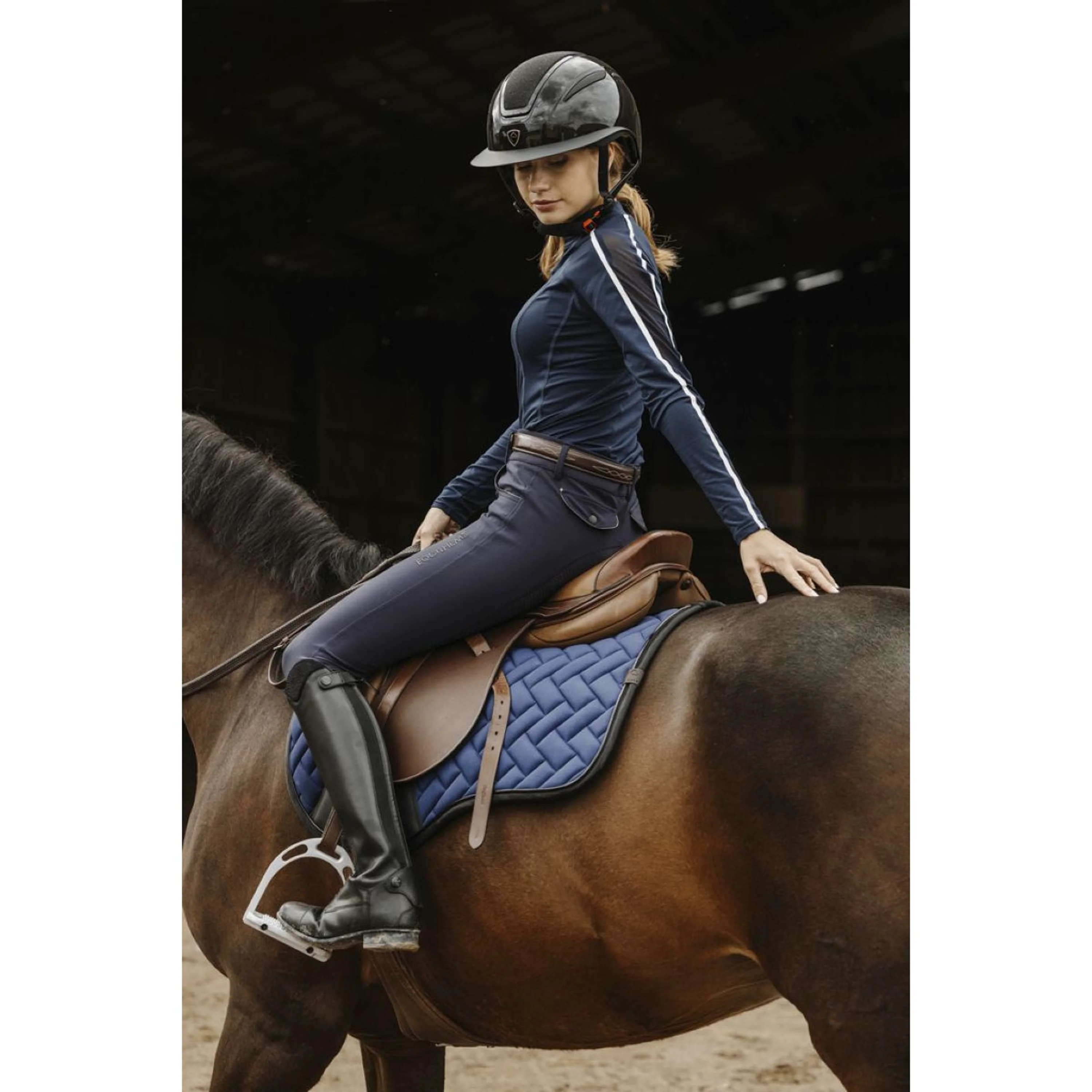 EQUITHÈME Reithose Beverly Navy - Image 6