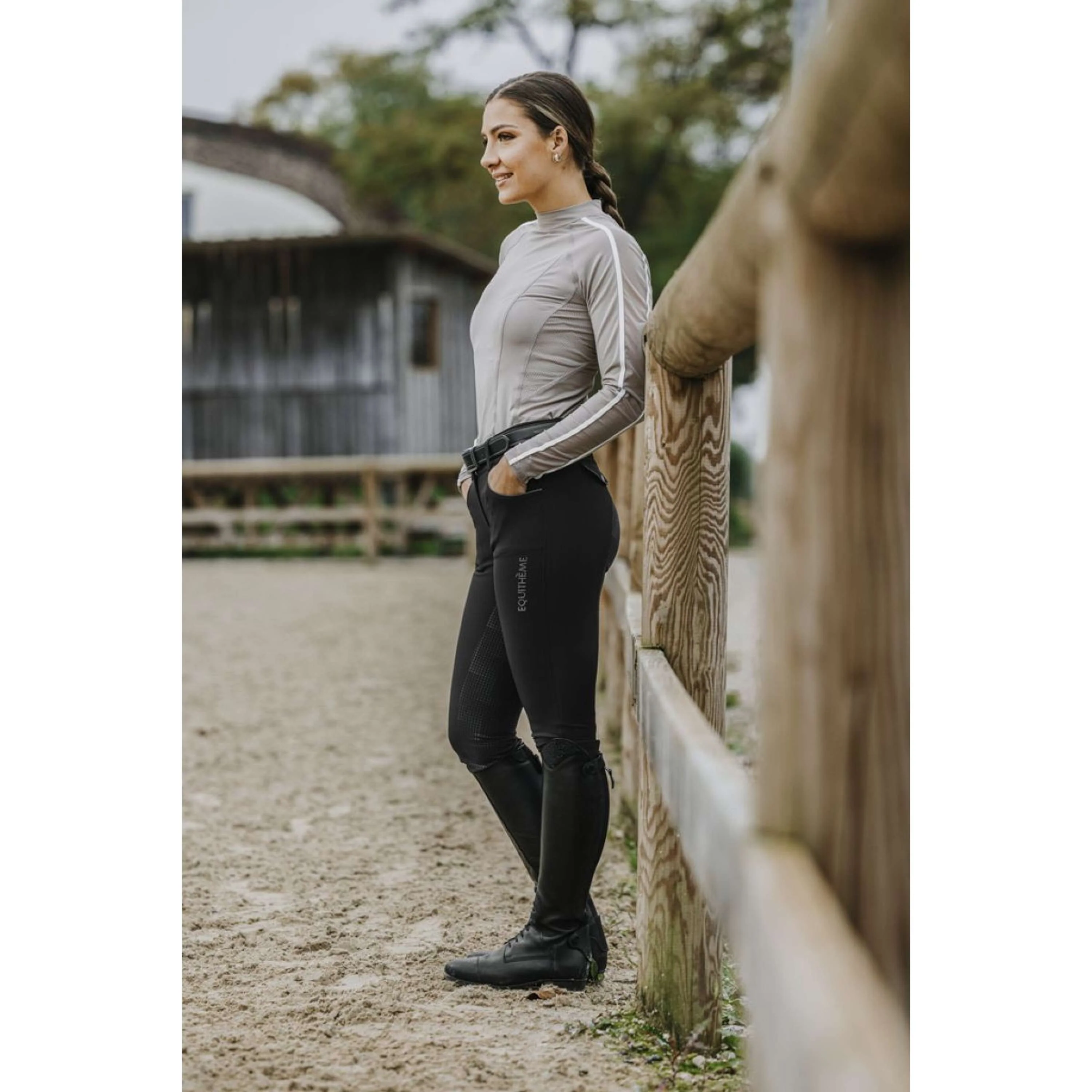 EQUITHÈME Reithose Beverly Schwarz - Image 6