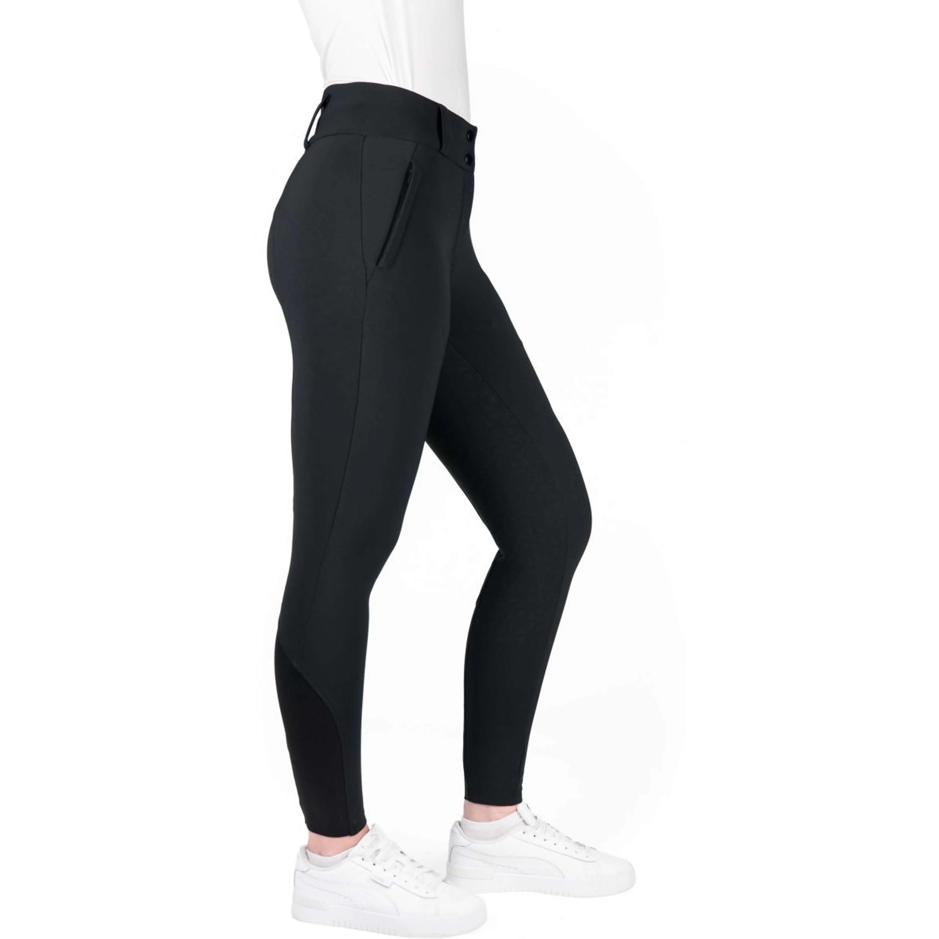 EQUITHÈME Reithose Sierra Heated Full Grip Schwarz - Image 4