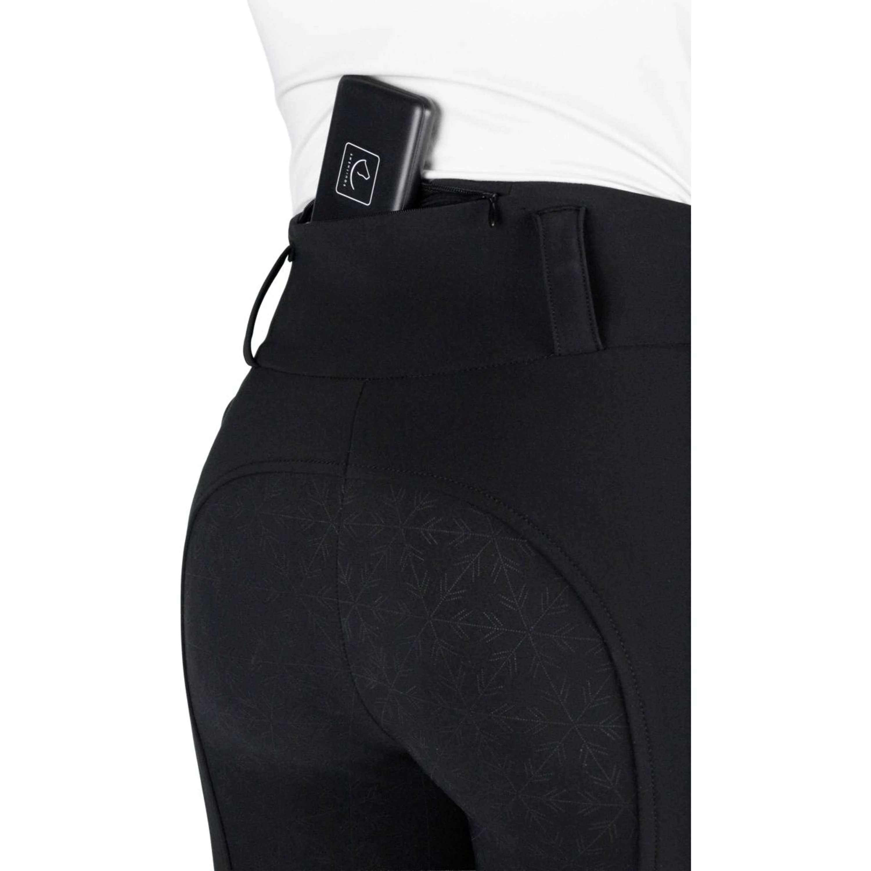 EQUITHÈME Reithose Sierra Heated Full Grip Schwarz - Image 6