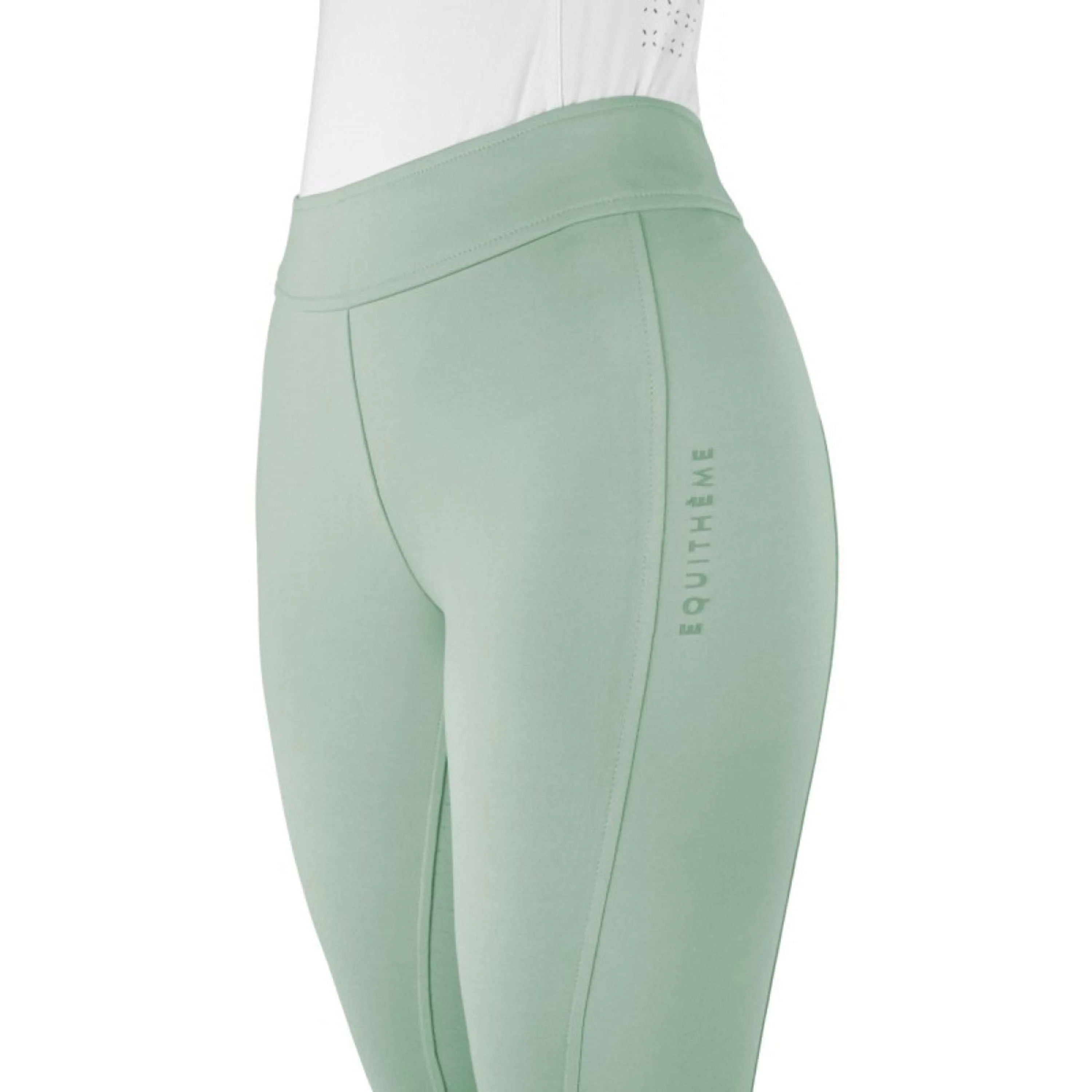 EQUITHÈME Reitleggings Birdy Full Grip Hellgrün - Image 4