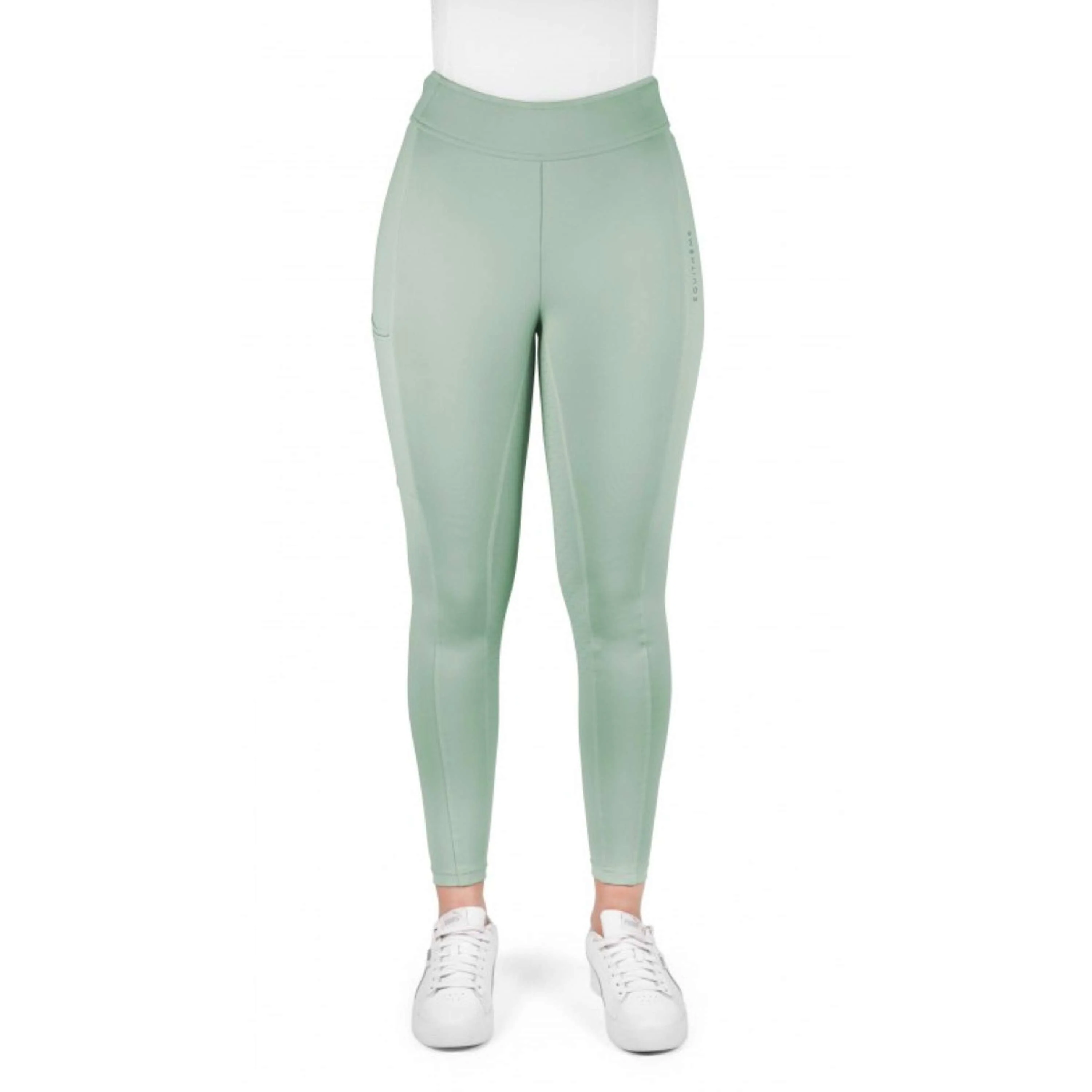 EQUITHÈME Reitleggings Birdy Full Grip Hellgrün - Image 7