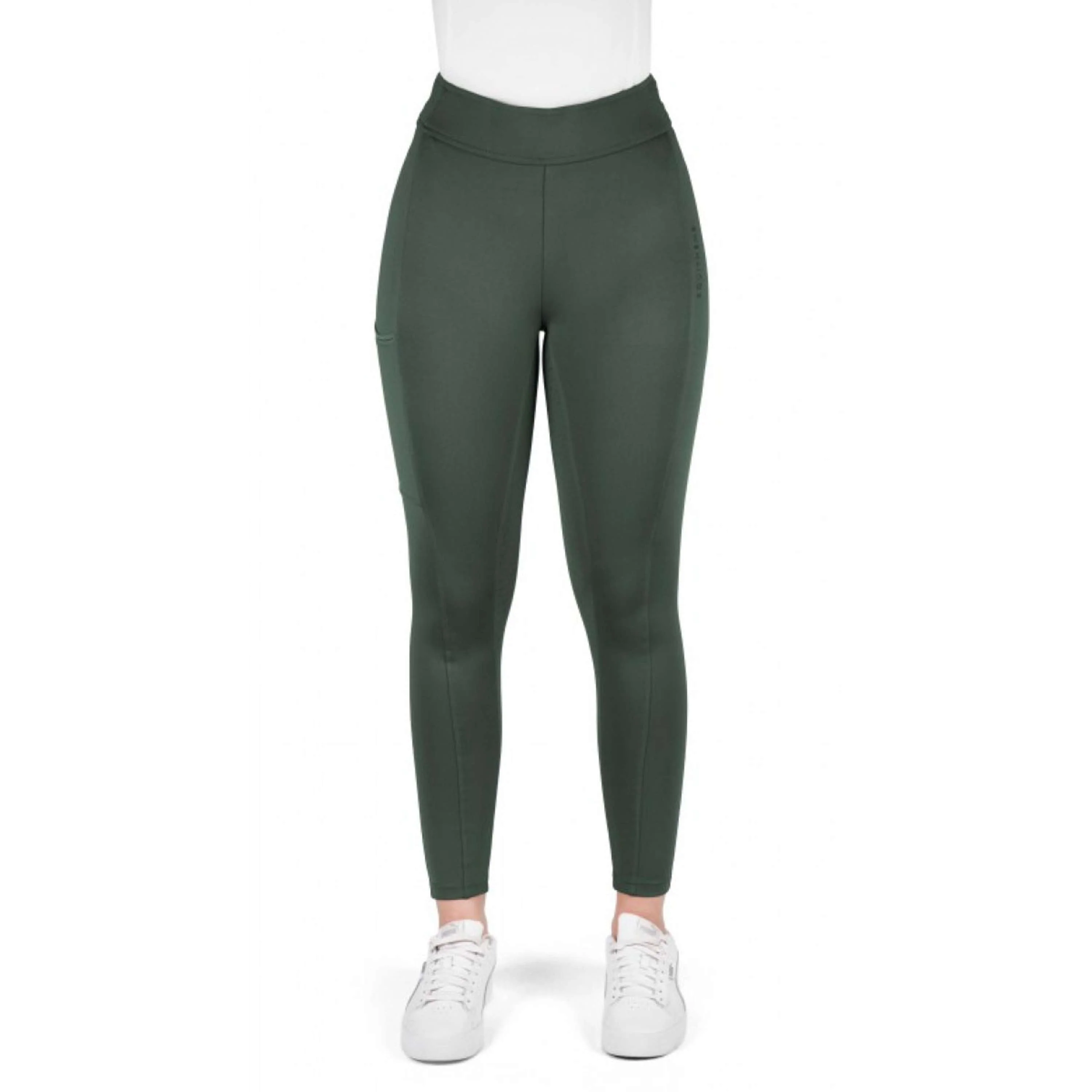 EQUITHÈME Reitleggings Birdy Full Grip Khaki - Image 5