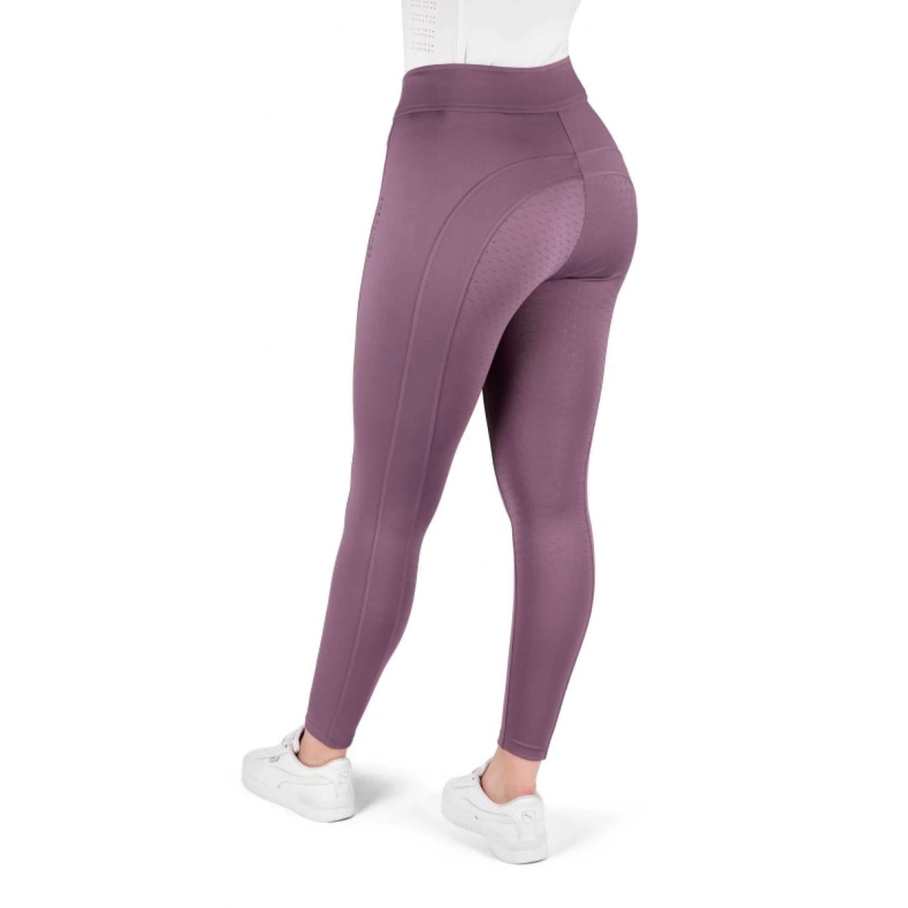 EQUITHÈME Reitleggings Birdy Full Grip Lila - Image 2