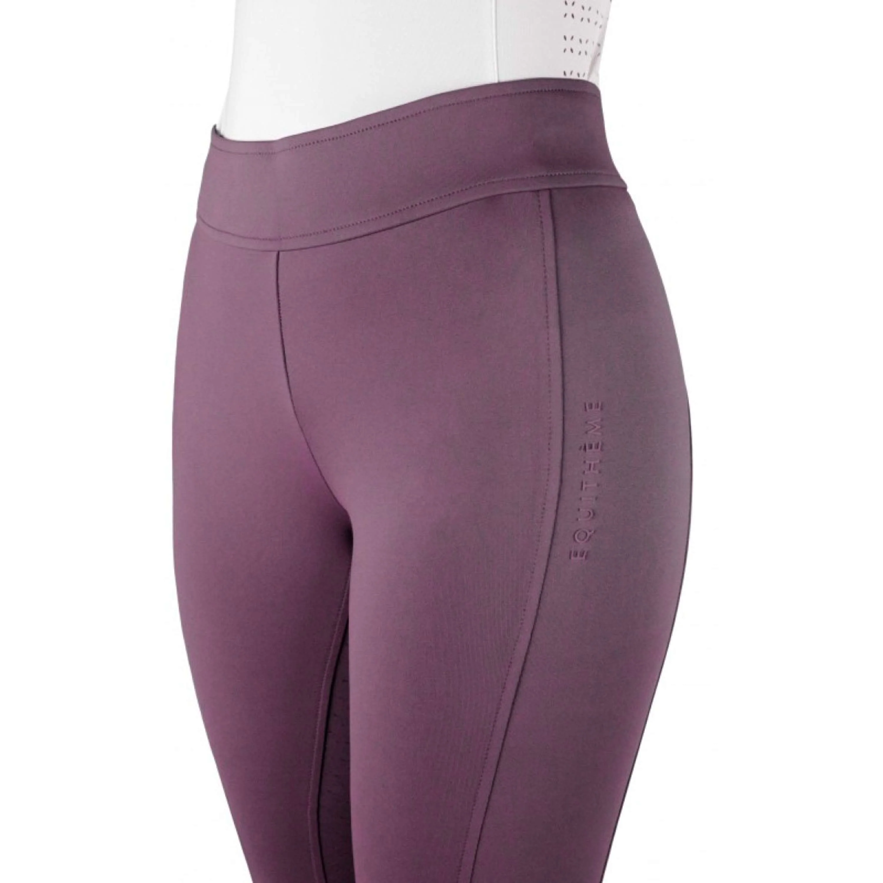 EQUITHÈME Reitleggings Birdy Full Grip Lila - Image 3