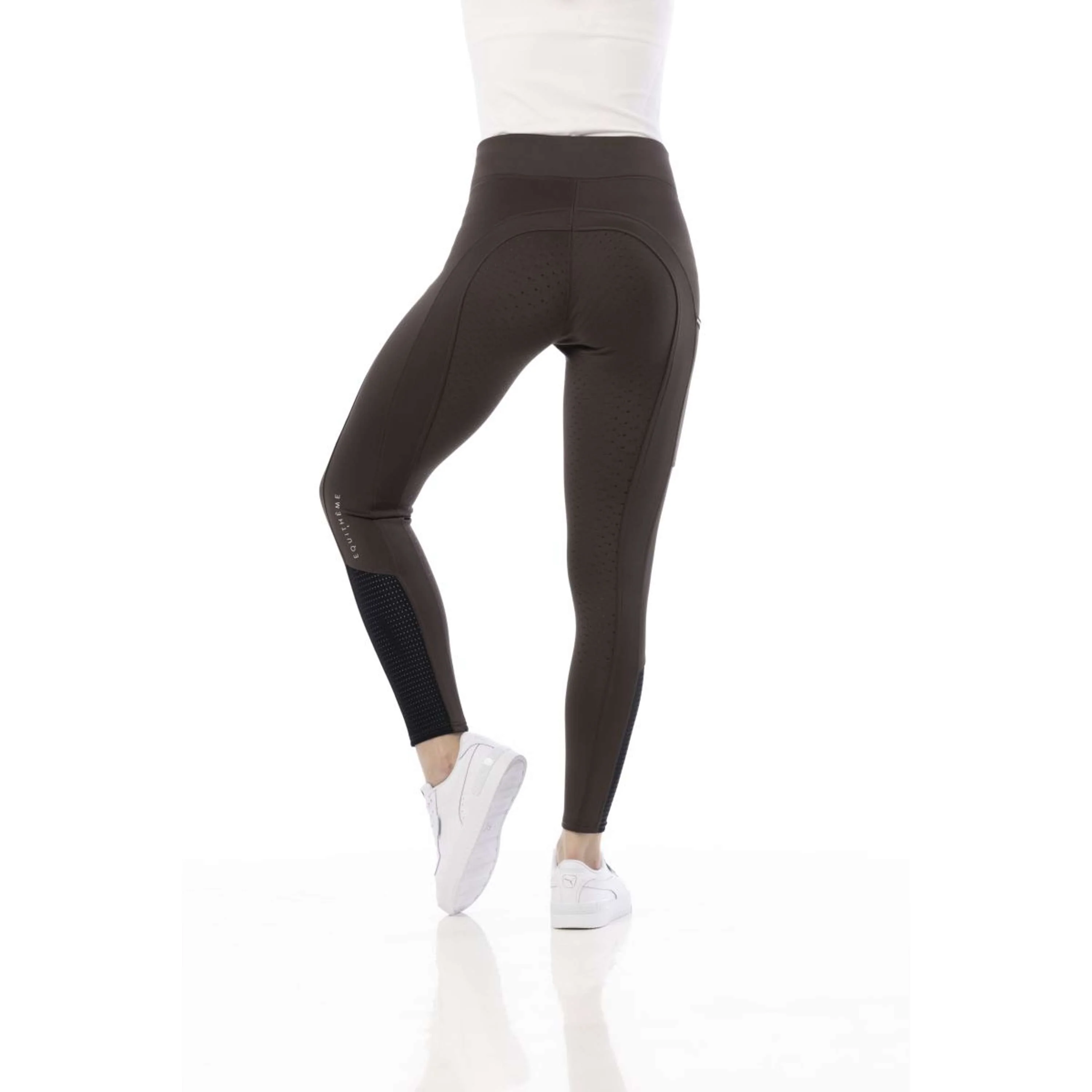 EQUITHÈME Reitleggings Brigitte Kastanie - Image 4