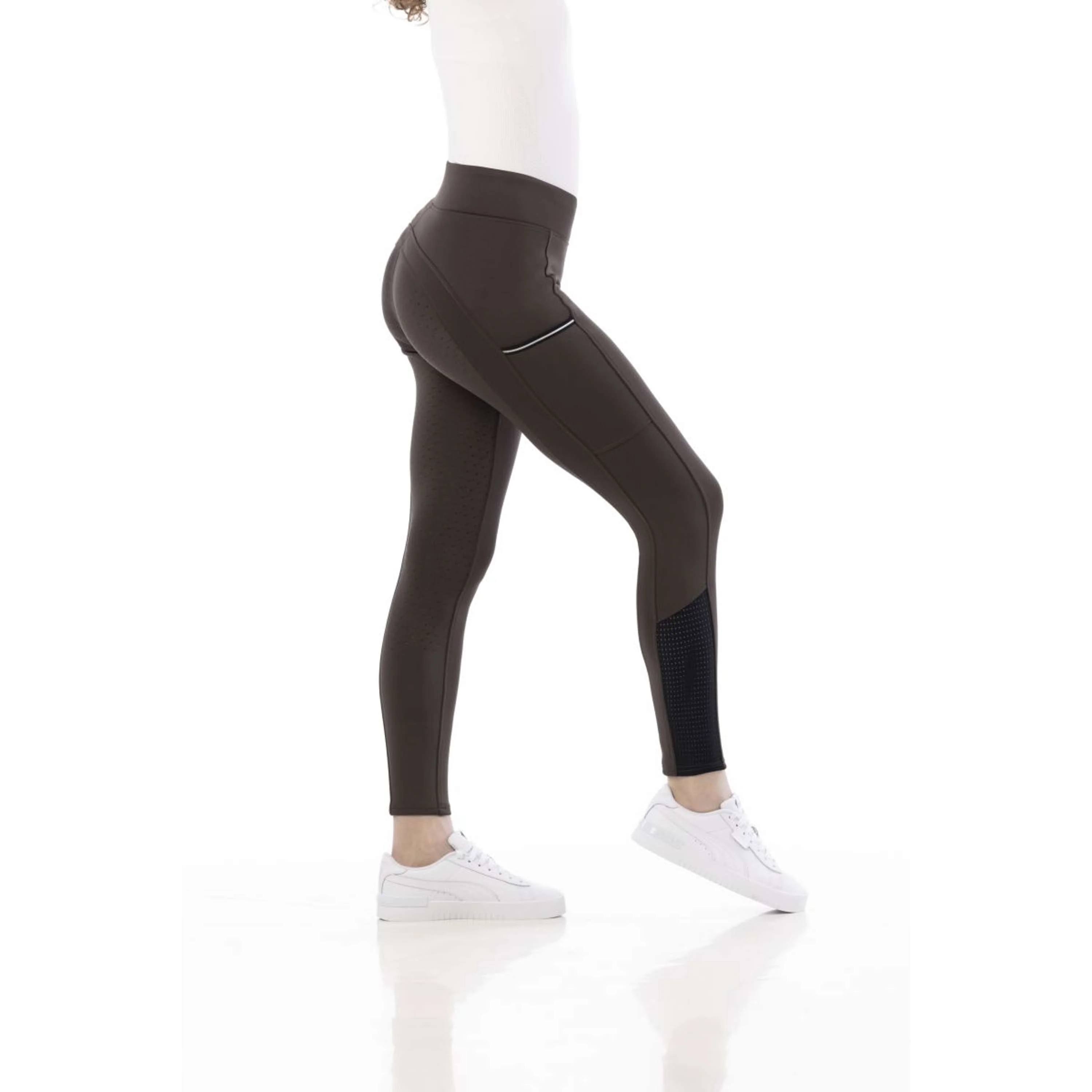 EQUITHÈME Reitleggings Brigitte Kastanie - Image 6