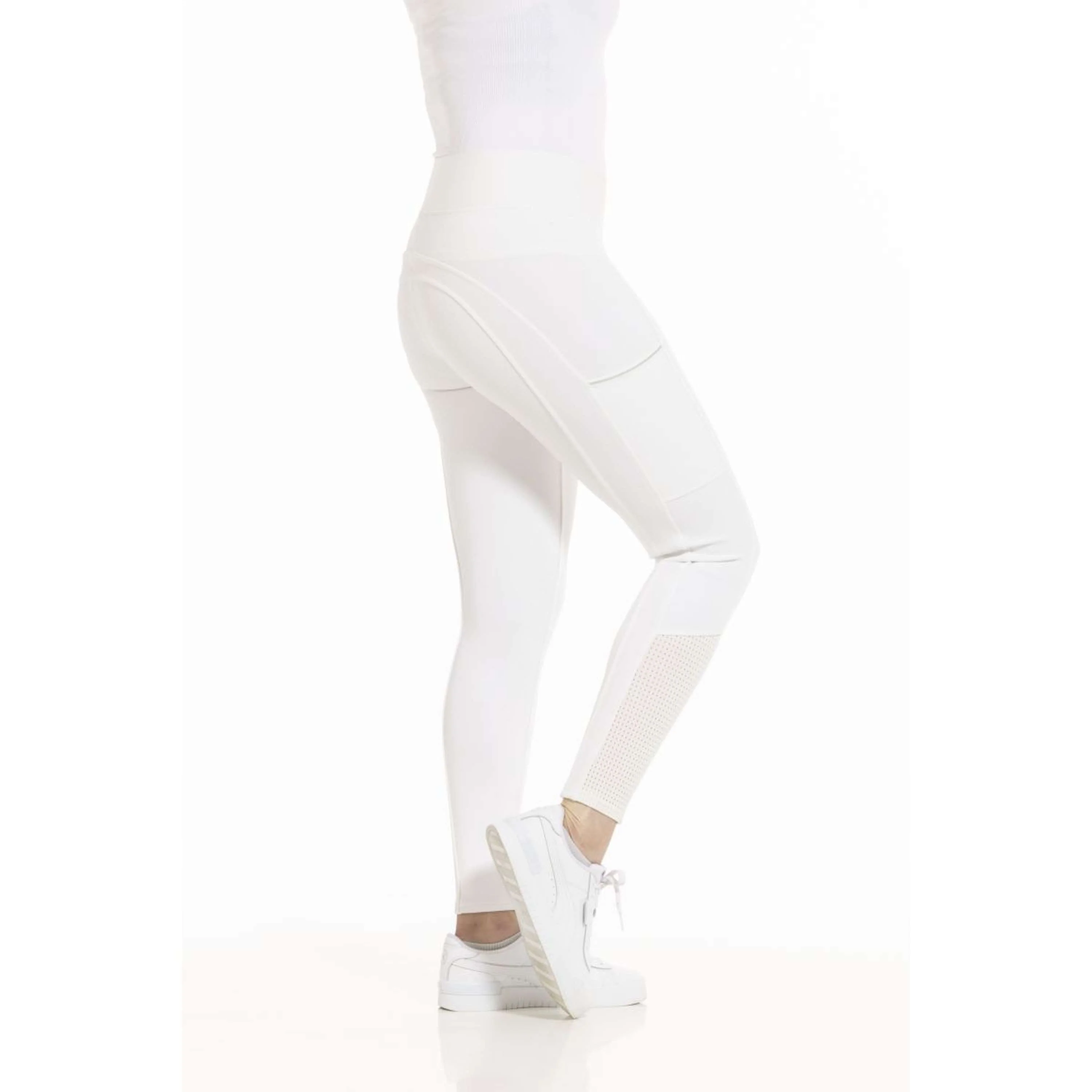 EQUITHÈME Reitleggings Brigitte Weiß - Image 4