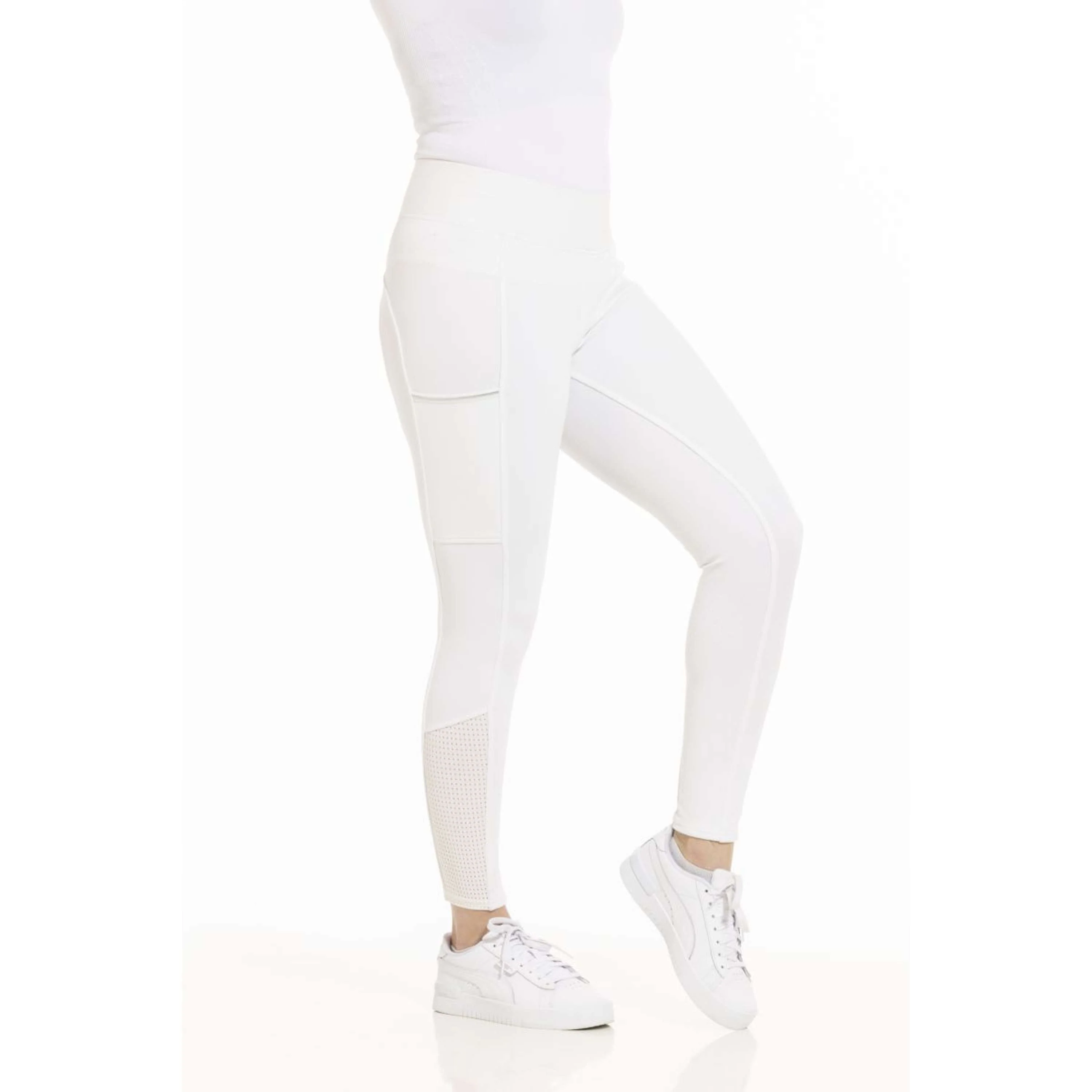 EQUITHÈME Reitleggings Brigitte Weiß - Image 5