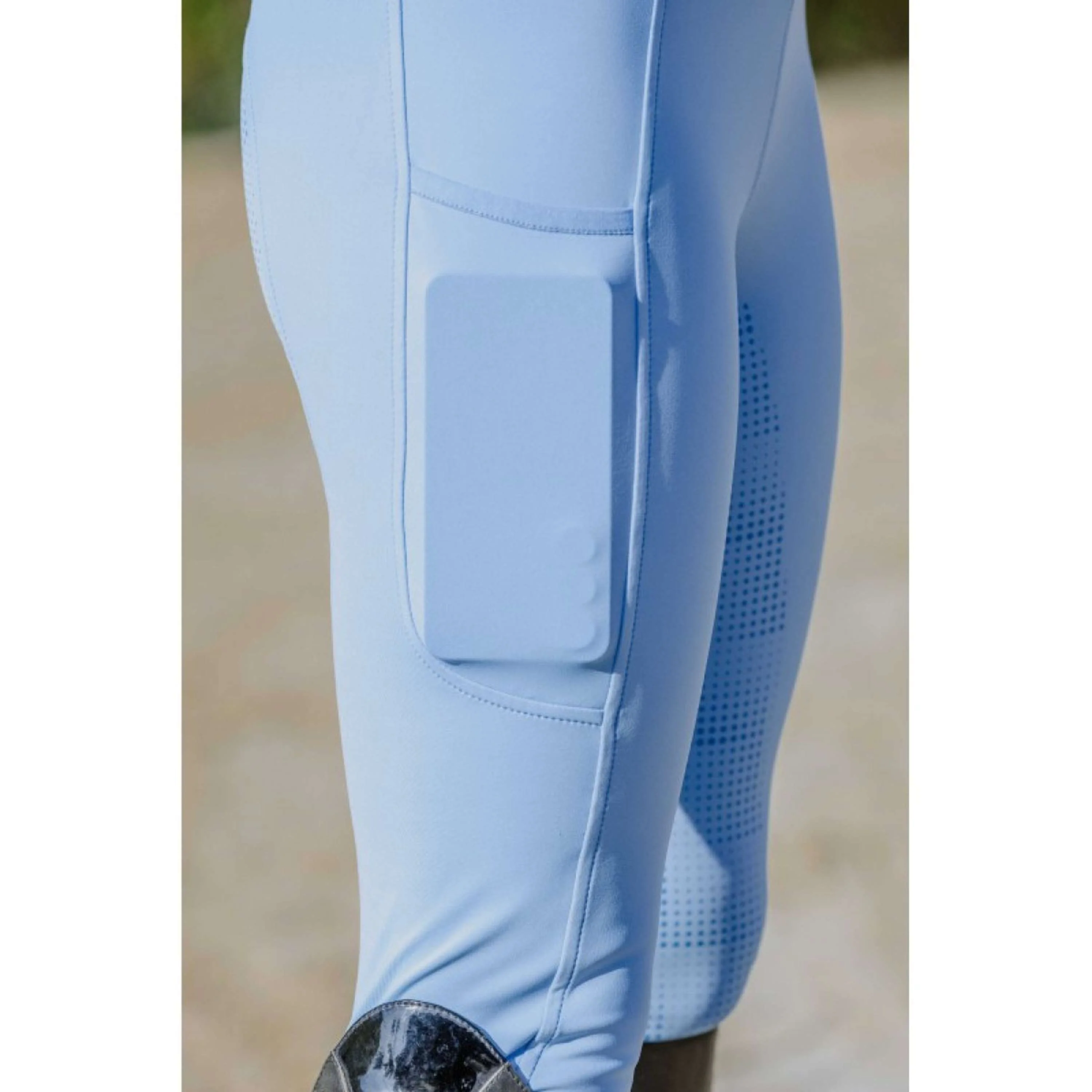 EQUITHÈME Reitleggings Fanny Full Grip Licht Blau - Image 7
