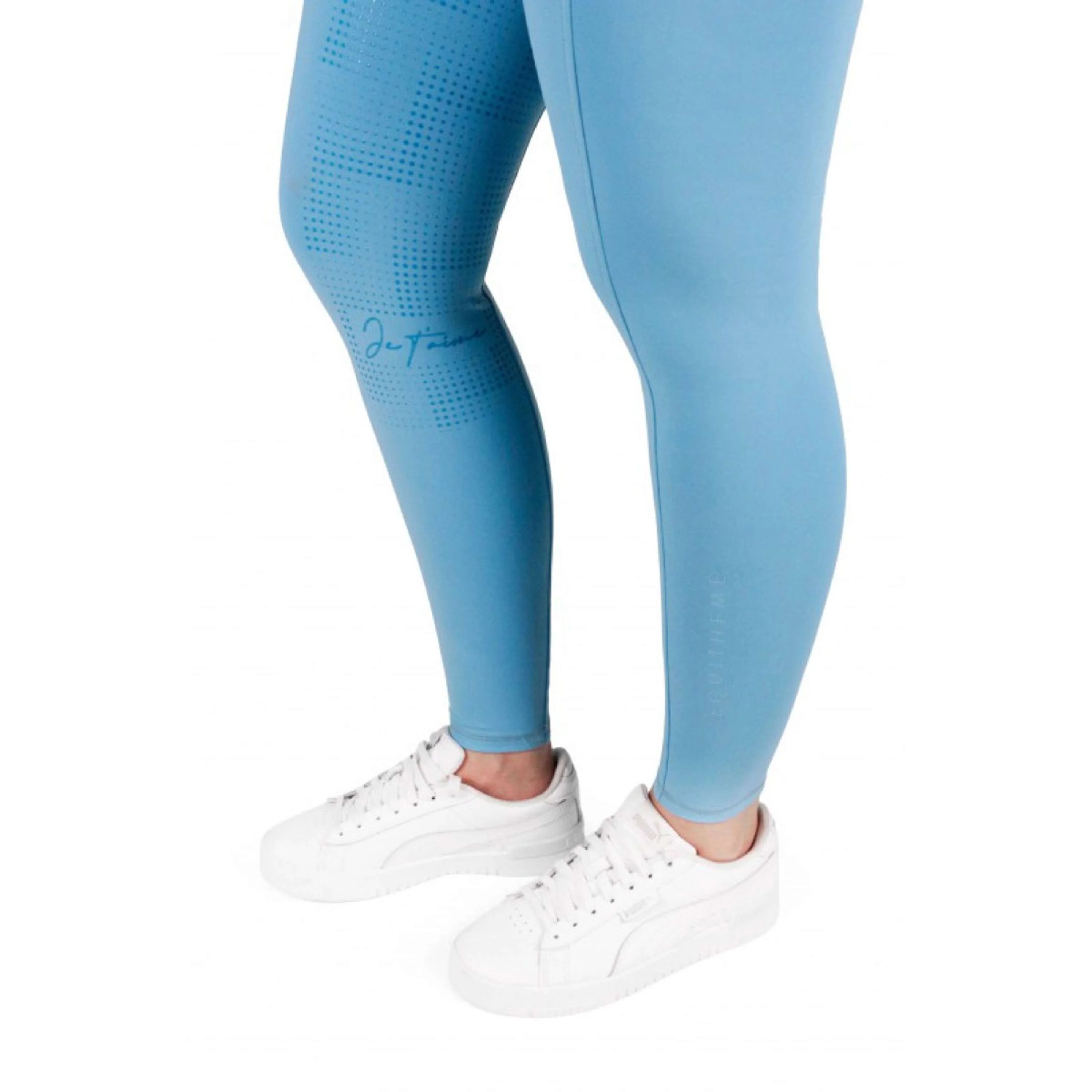 EQUITHÈME Reitleggings Fanny Full Grip Licht Blau - Image 8