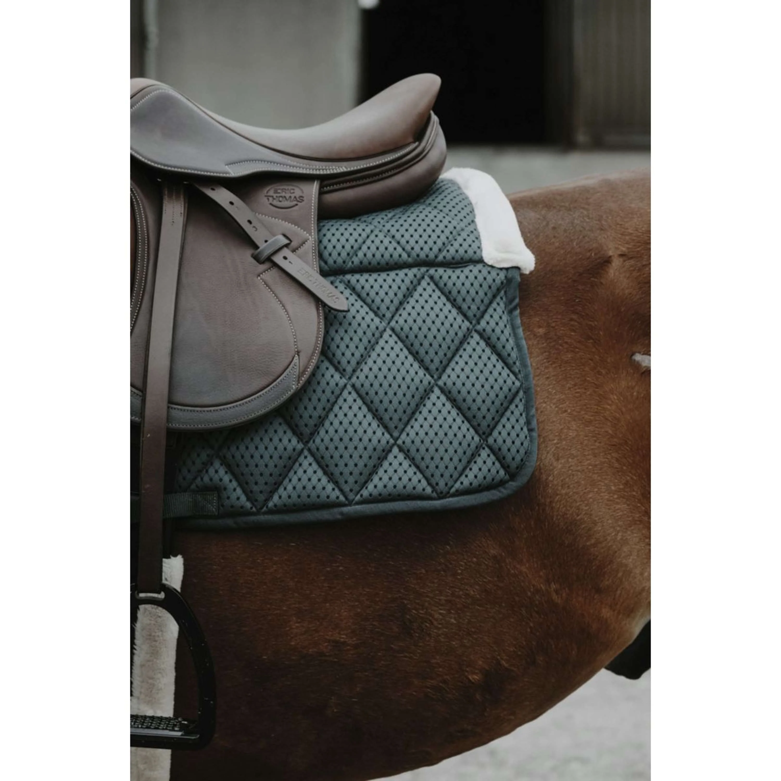 EQUITHÈME Schabracke Pro Air Vielseitig Dunkelgrün - Image 2