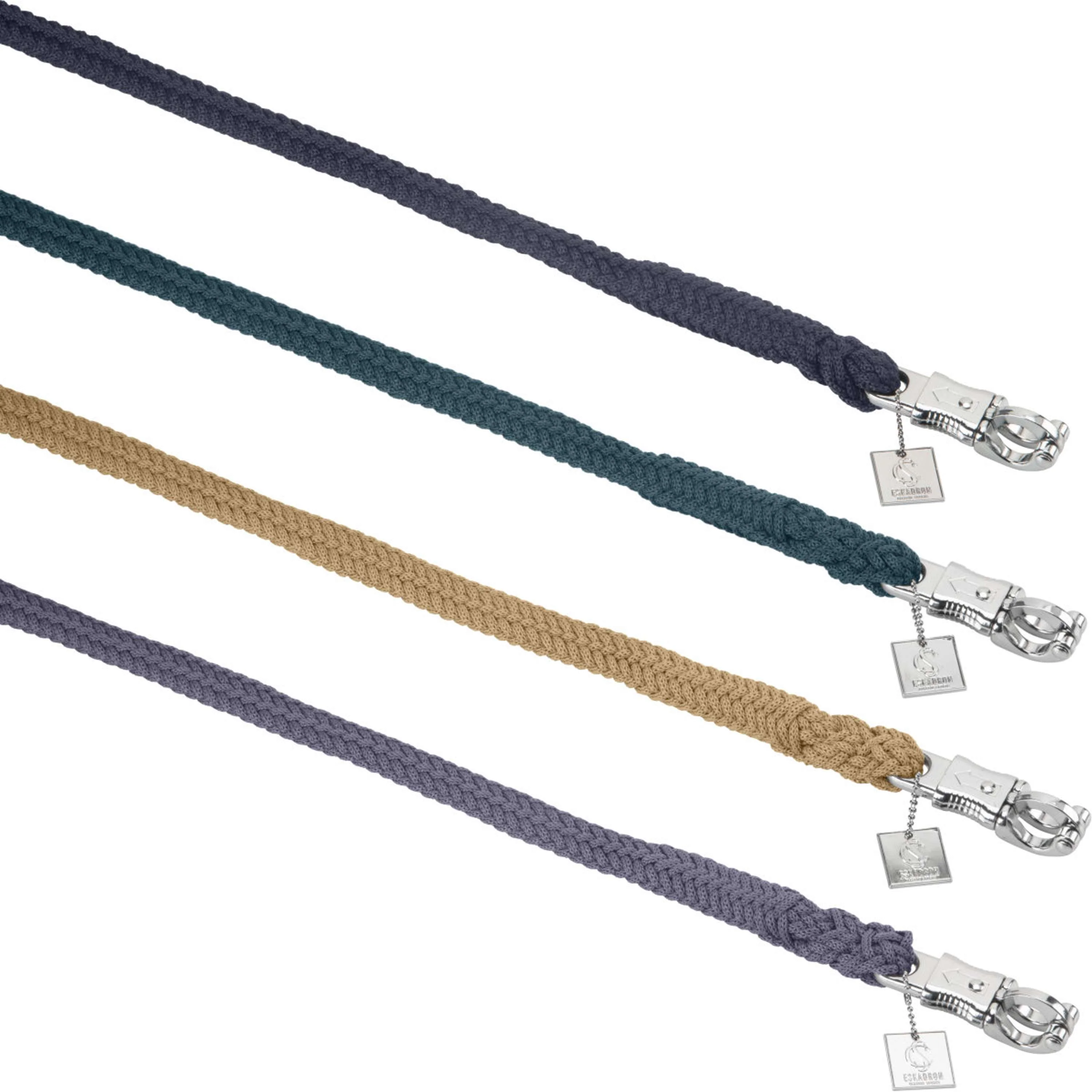 Eskadron Führstrick Classic Sports Duralastic mit Panikhaken Navy - Image 2