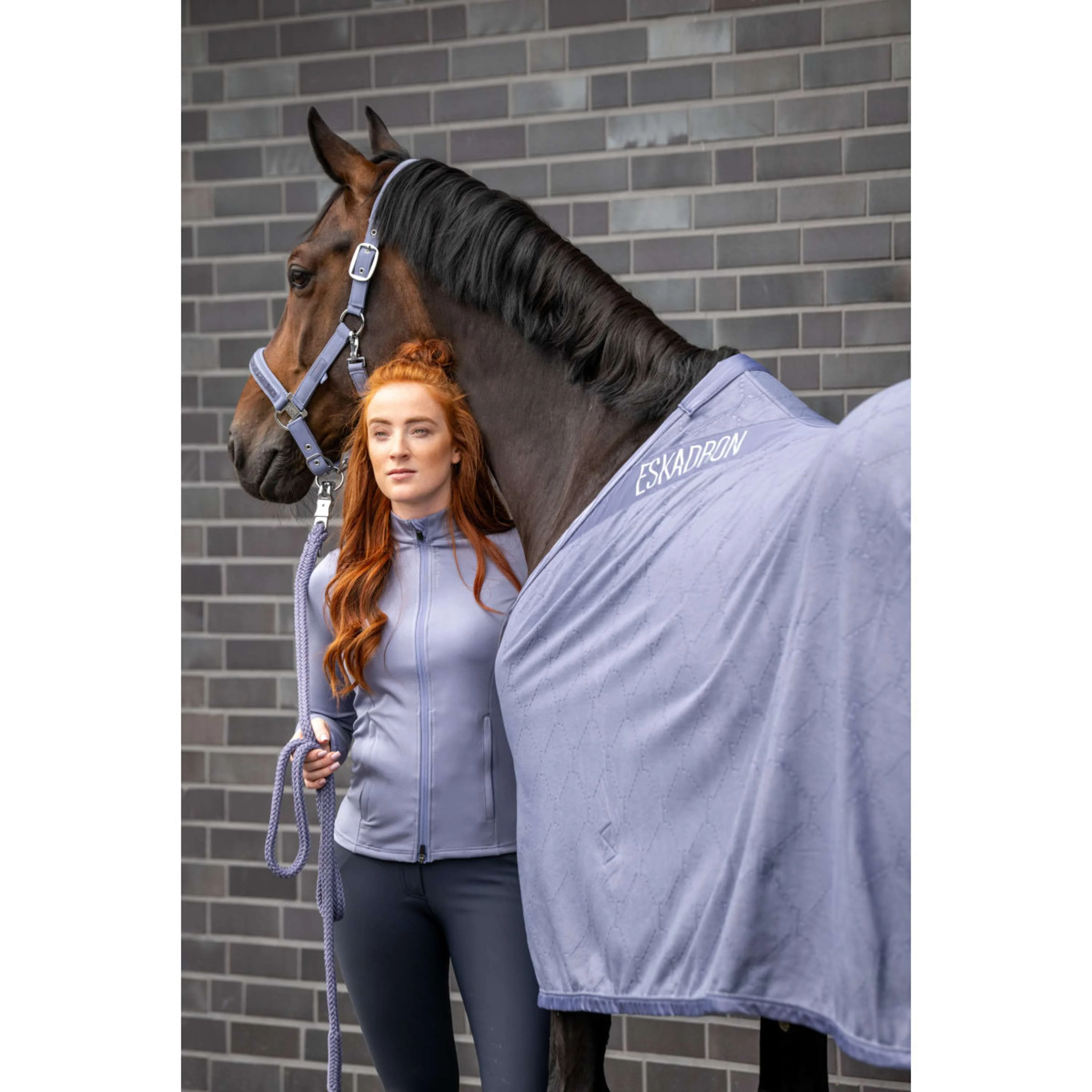 Eskadron Halfter Classic Sports Softshell Jewel Orchid - Image 4