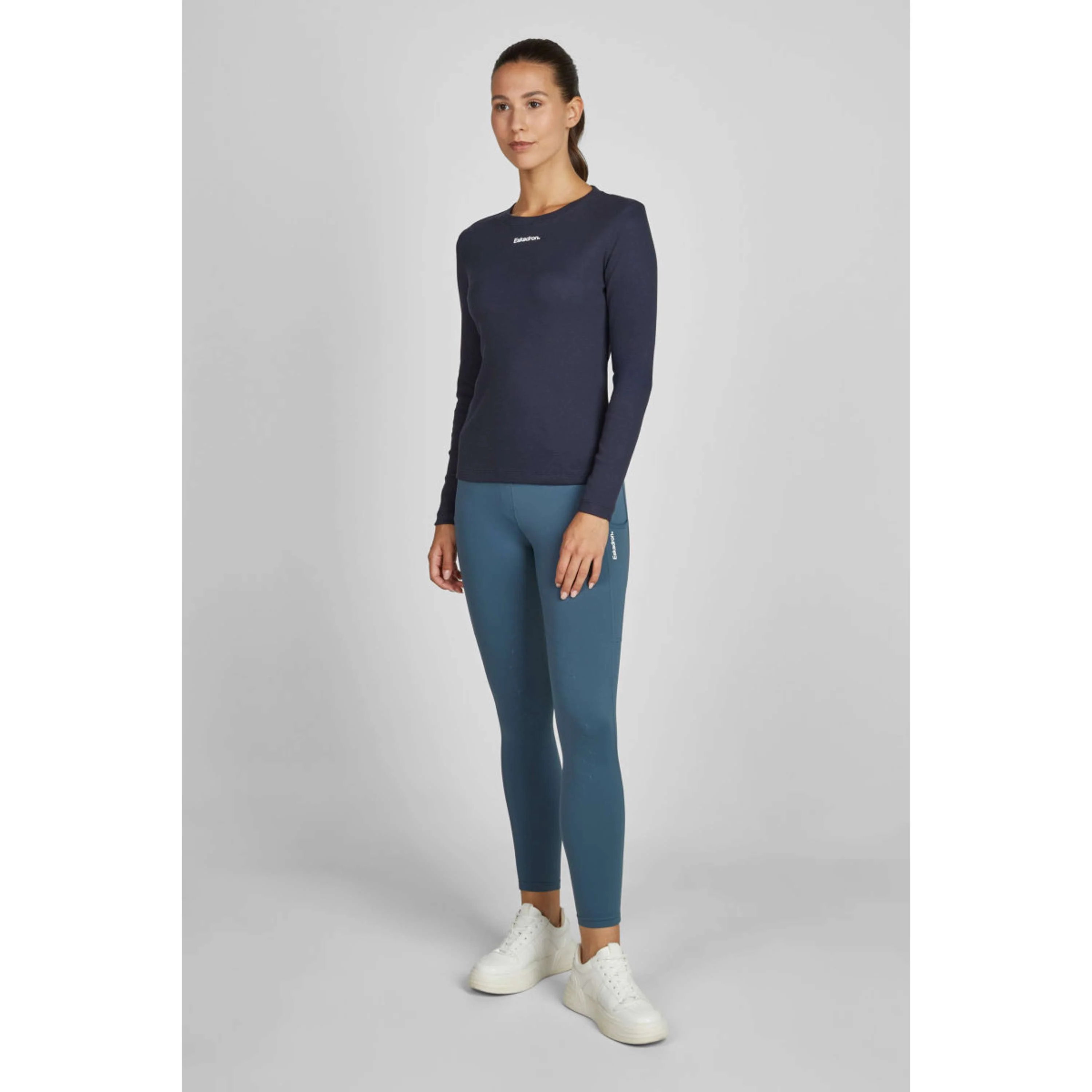 Eskadron Langarm Classic Sports Rib Navy - Image 3