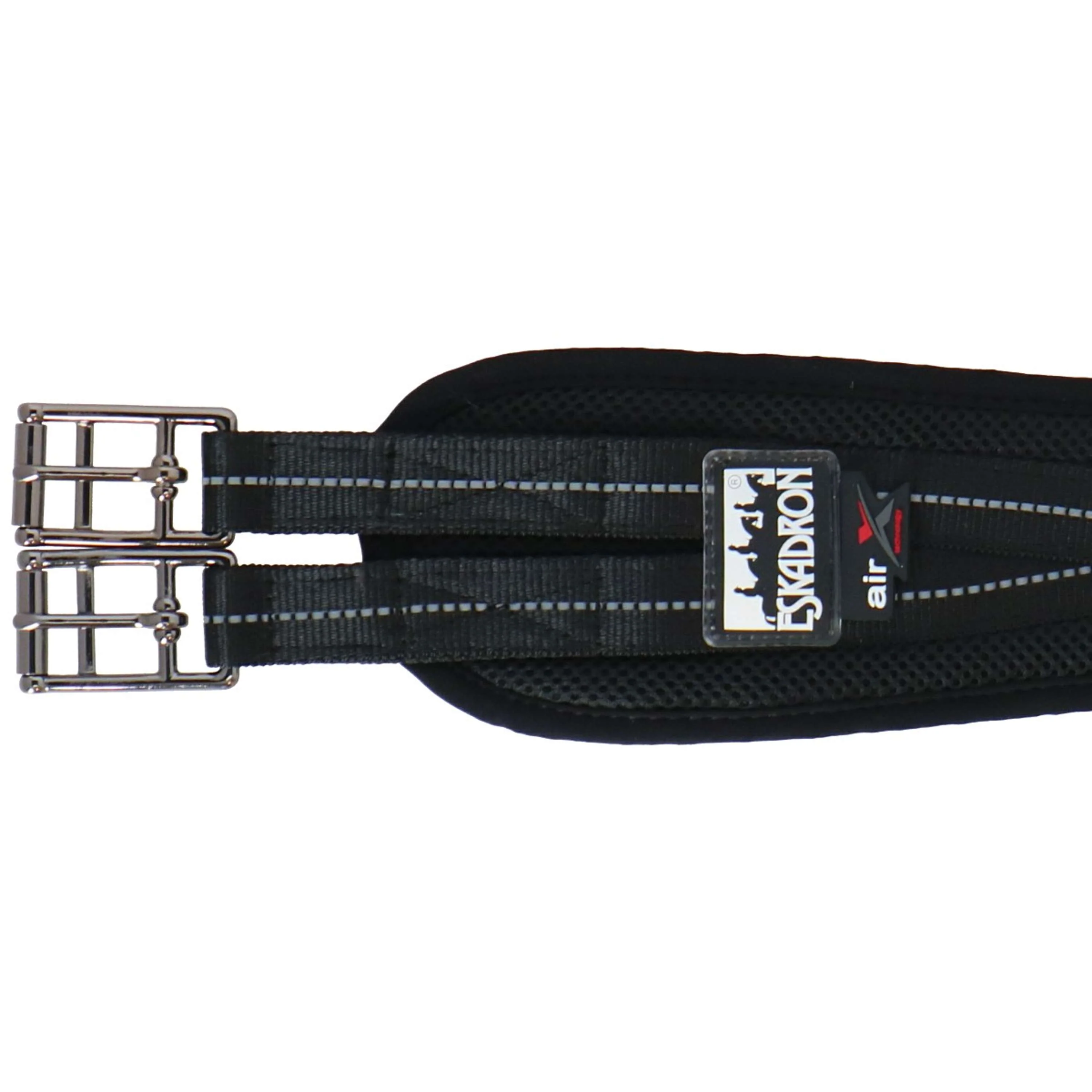 Eskadron Sattelgurt Mesh Long Schwarz - Image 3