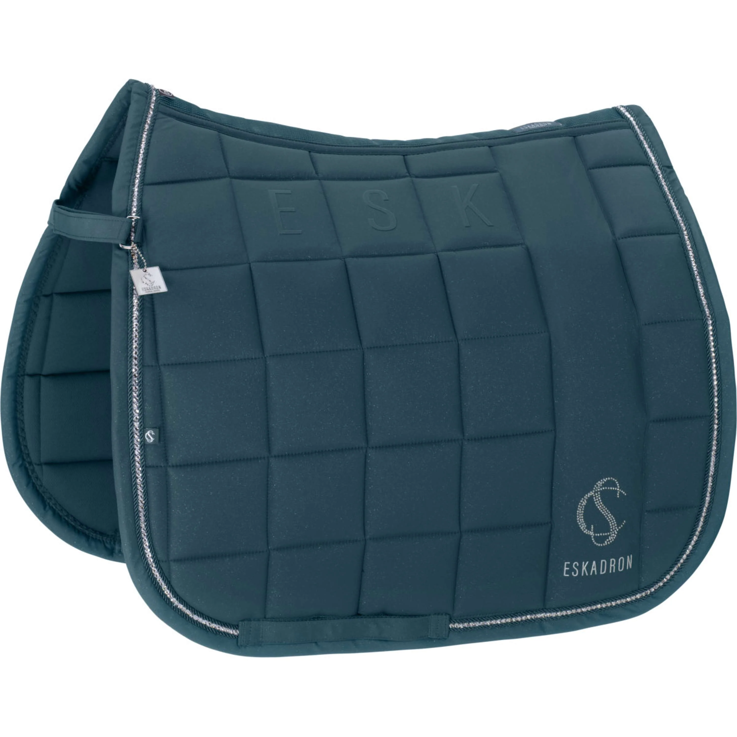 Eskadron Schabracke Classic Sports Big Square Sparkle Dressur Ocean