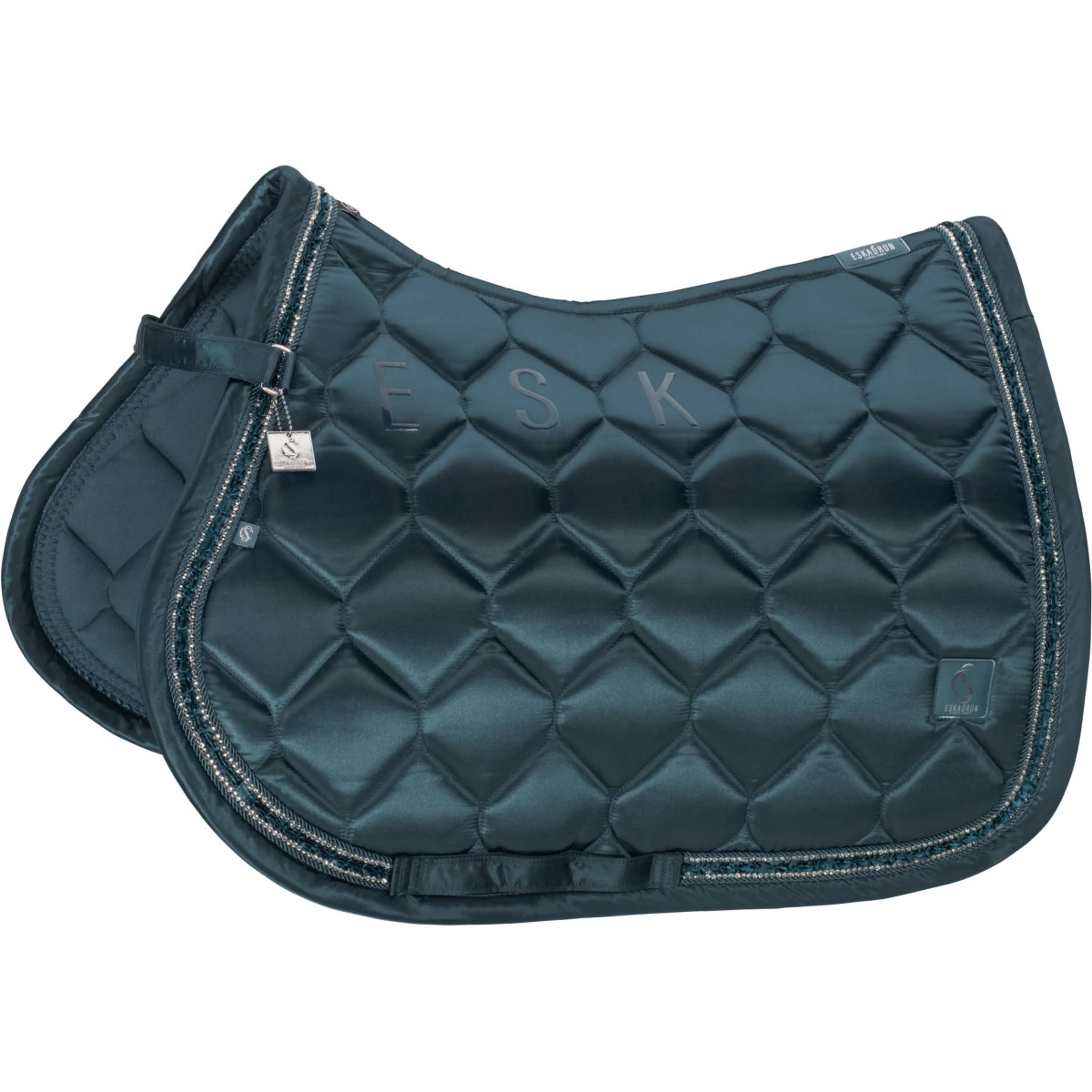 Eskadron Schabracke Classic Sports Satin Frills Vielseitigkeit Ocean