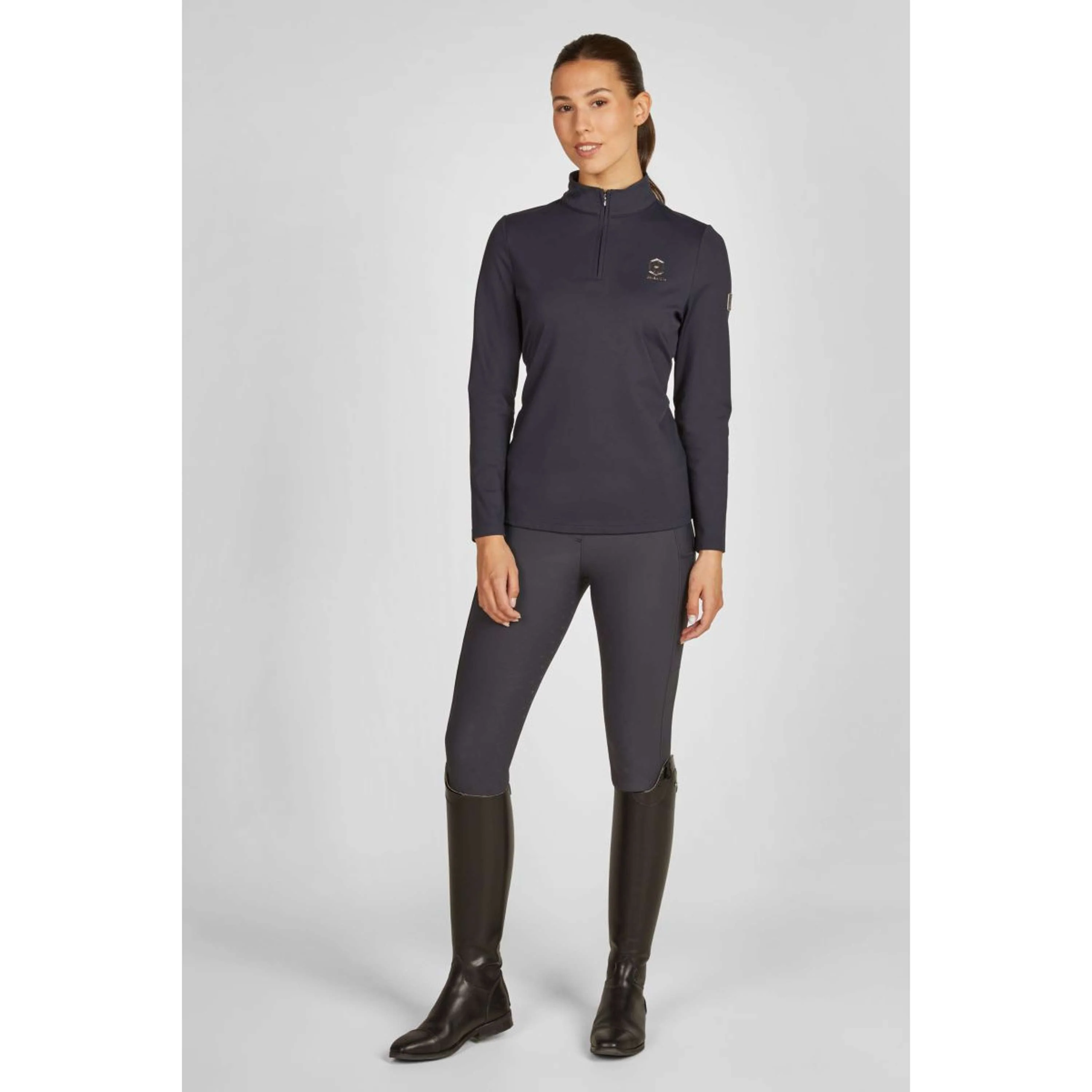 Eskadron Shirt Heritage Half-Zip Navy - Image 2