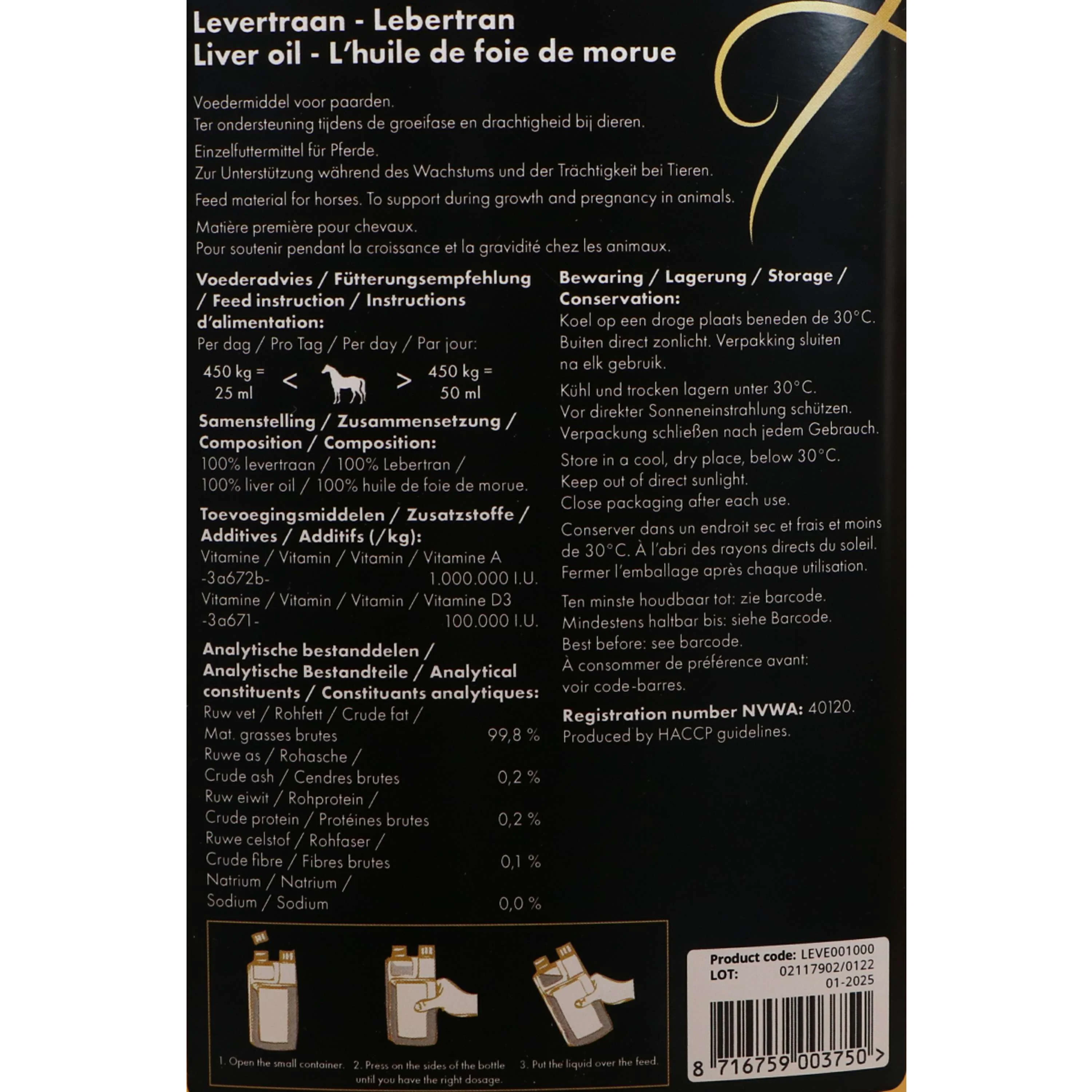 Excellent Liver Oil Lebertran Pferd - Image 4