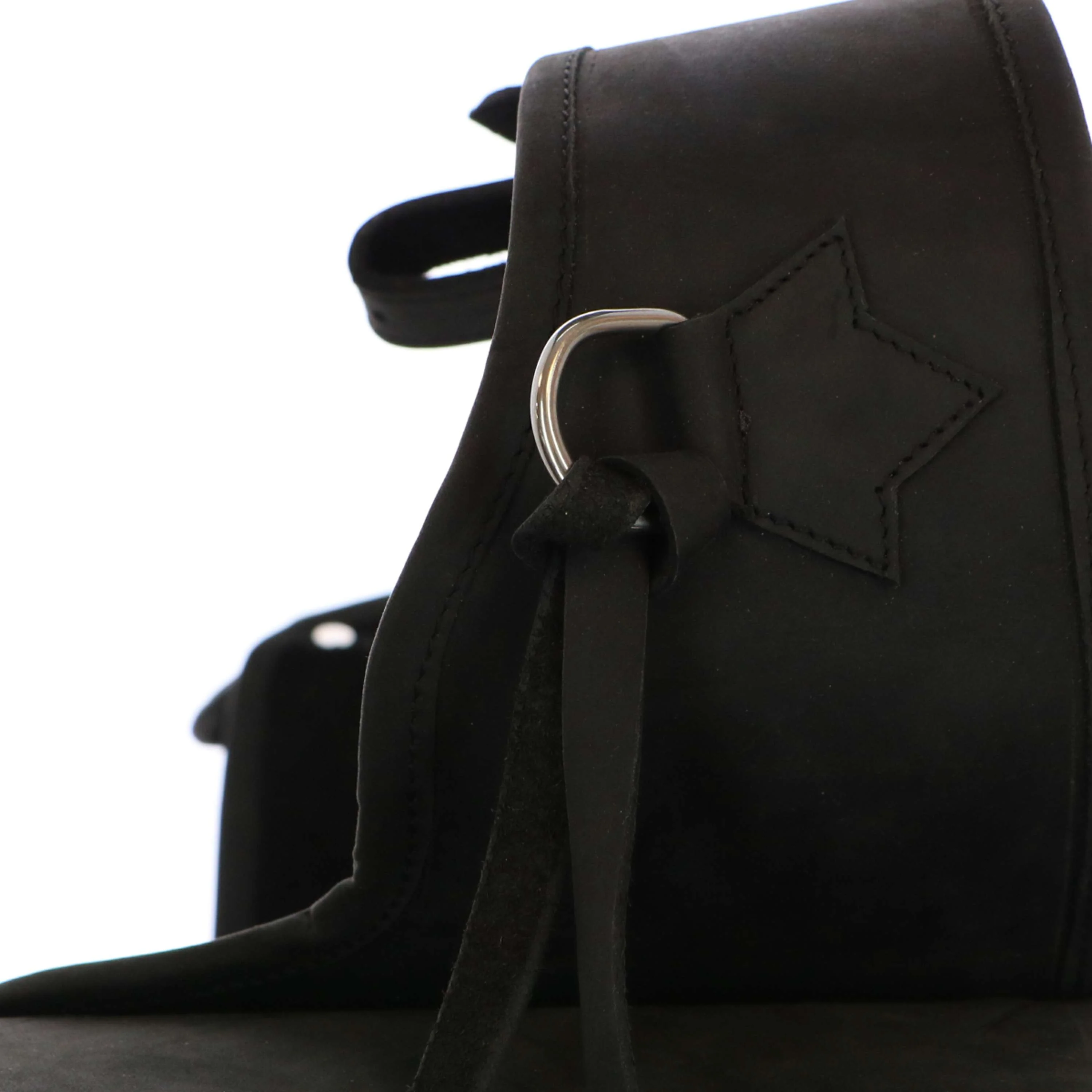 F.R.A. Doppelte Satteltasche Ico Leder Schwarz - Image 6