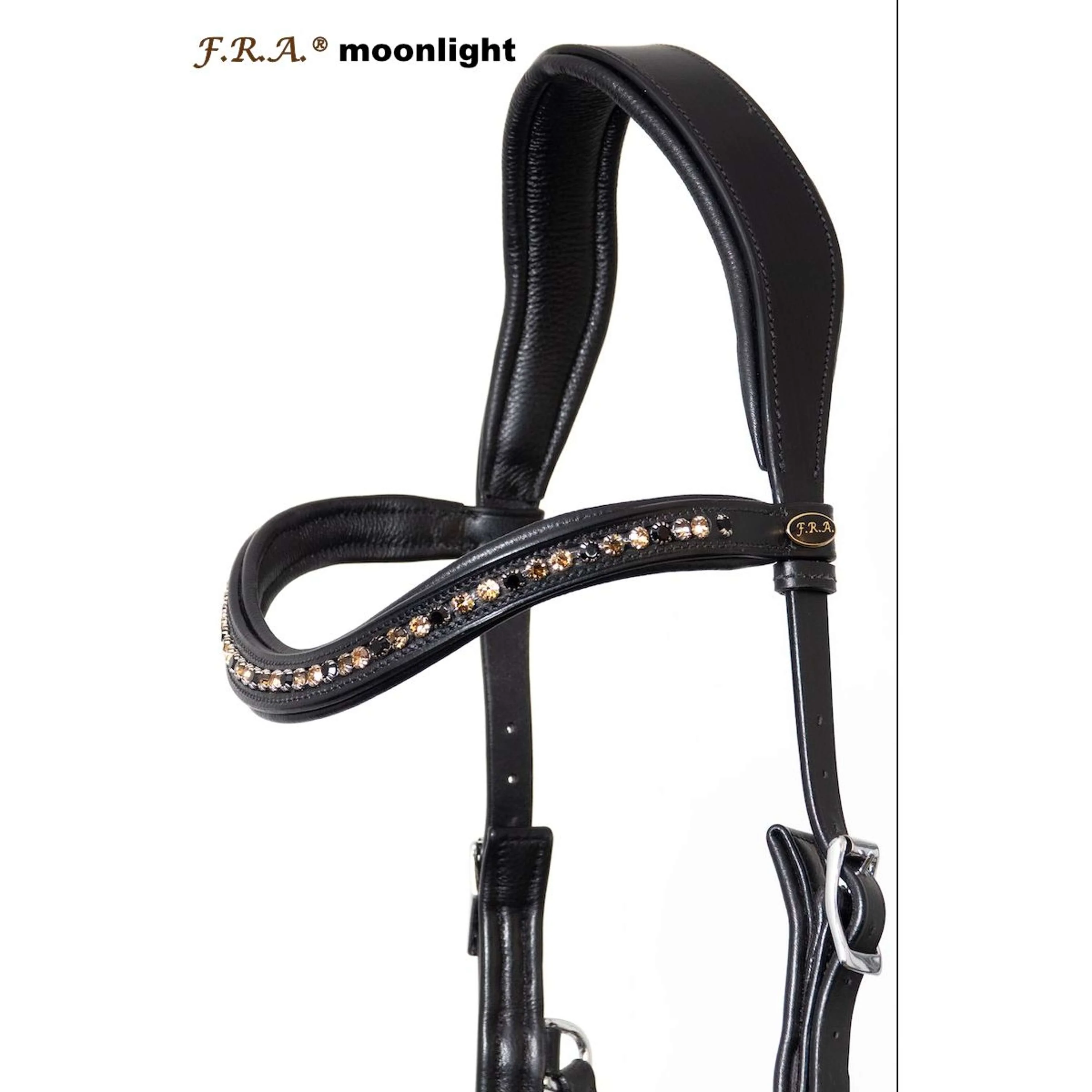 F.R.A. Gebisslose Trense Moonlight Schwarz - Image 4