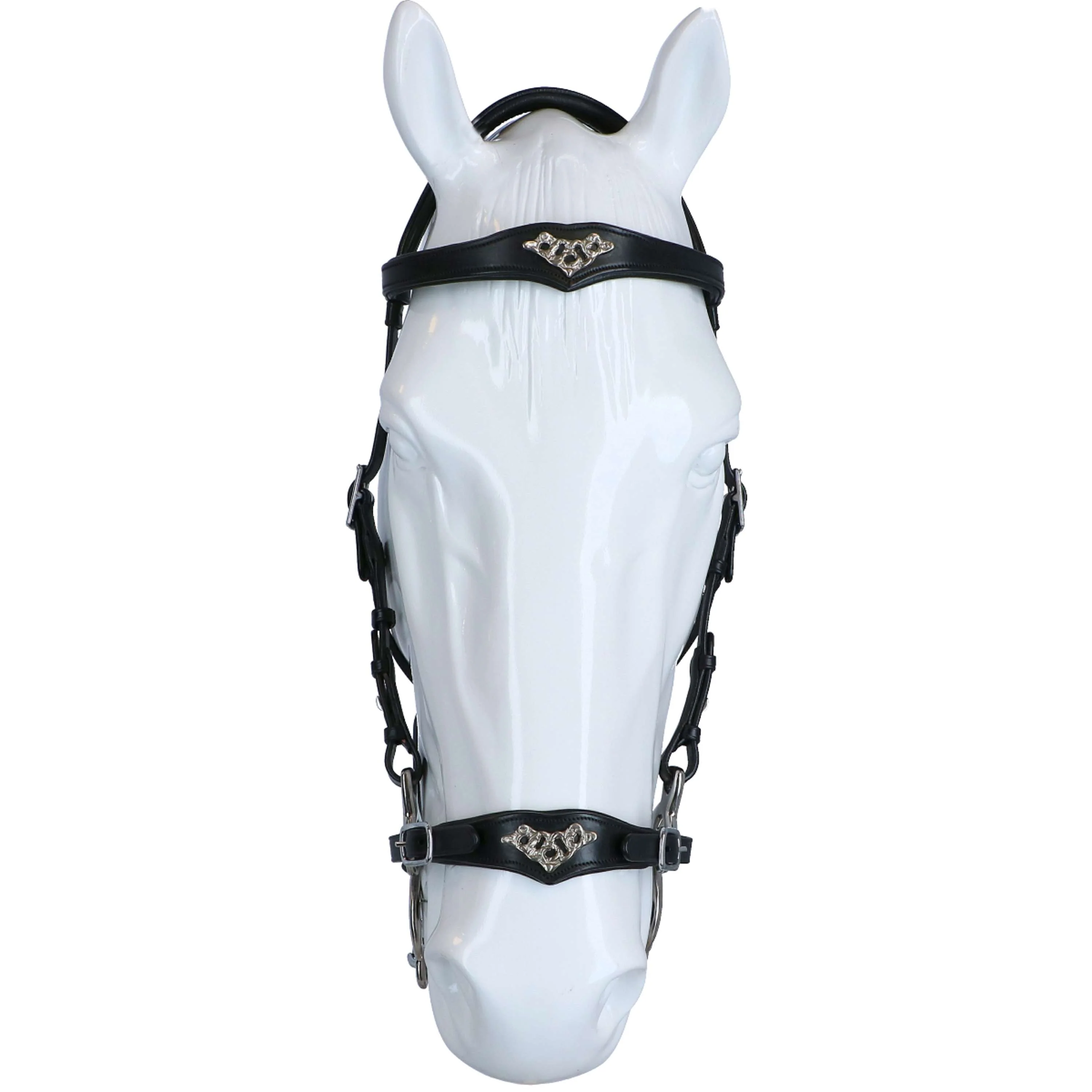 F.R.A. Hackamore Imperial Softleder Zügel Schwarz - Image 3