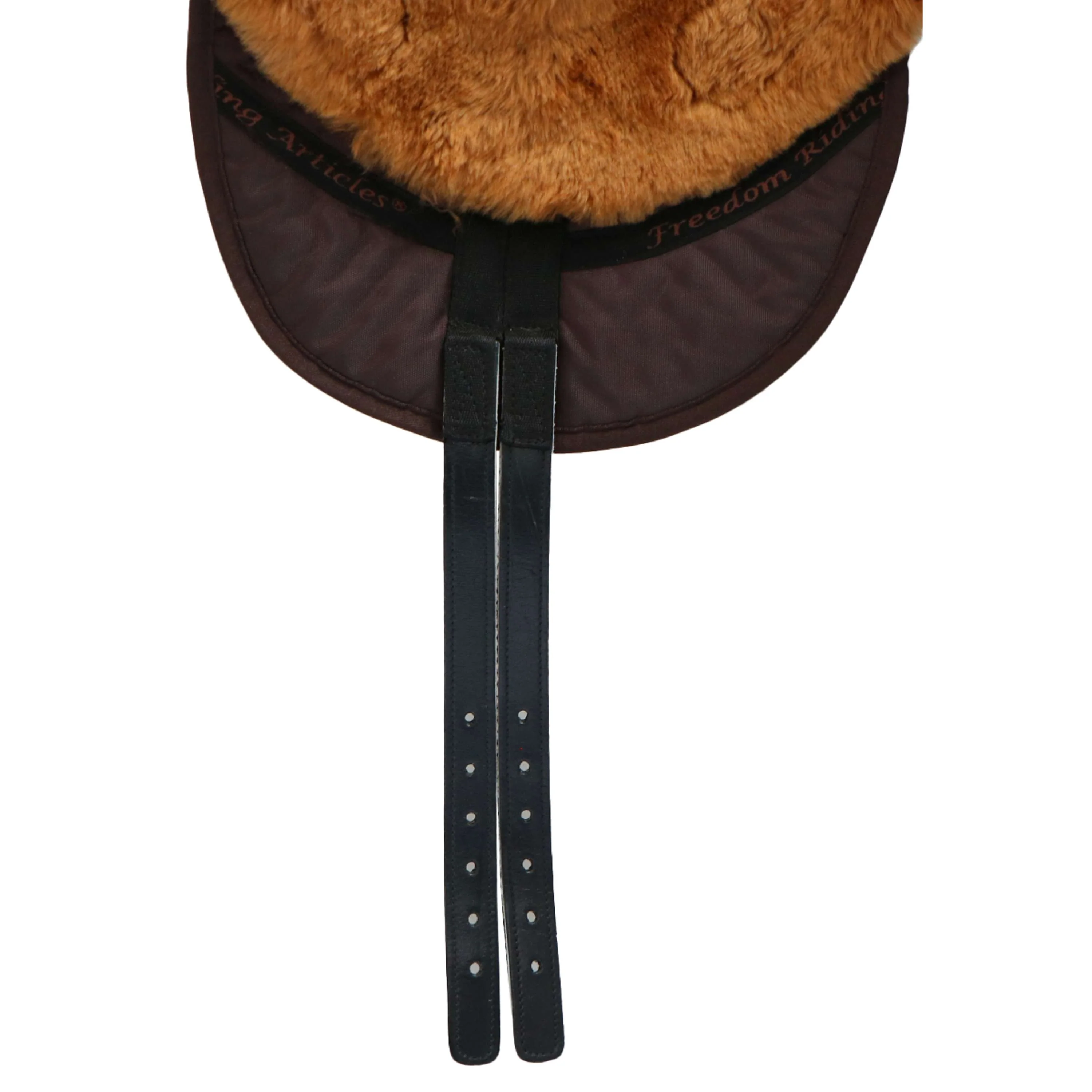 F.R.A. Reitkissen Macon Extra Merino Pauschen und Einschubtaschen mit Einlagen Braun/Cappuccino - Image 4