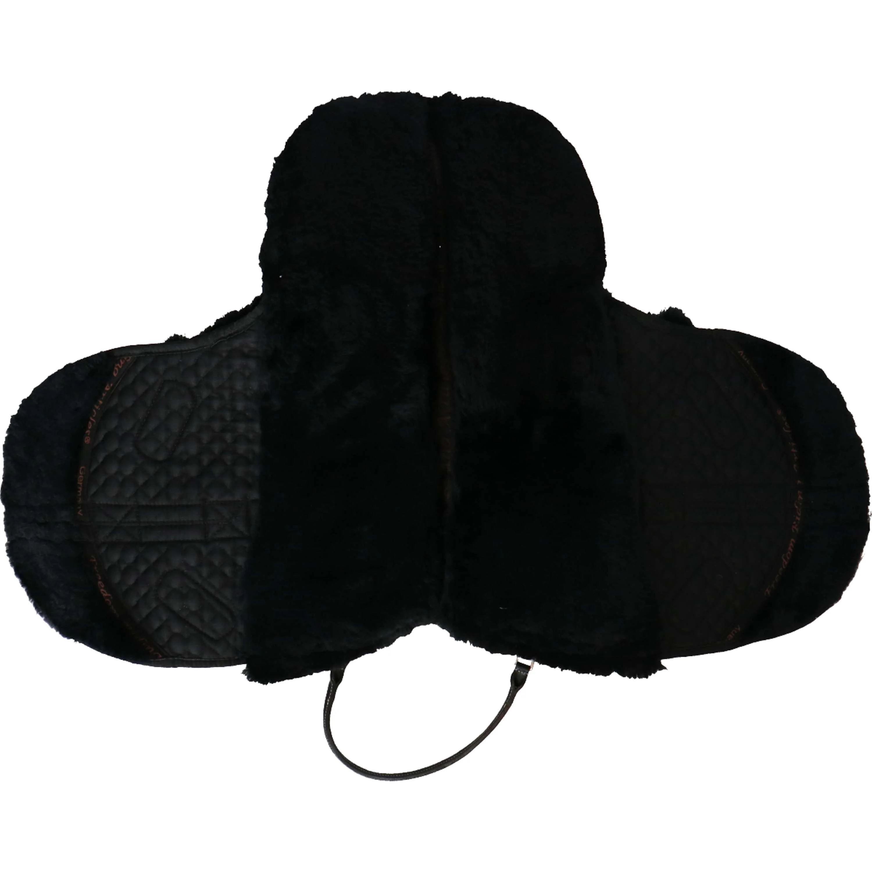 F.R.A. Reitkissen Macon Extra Merino Pauschen und Einschubtaschen mit Einlagen Schwarz - Image 3