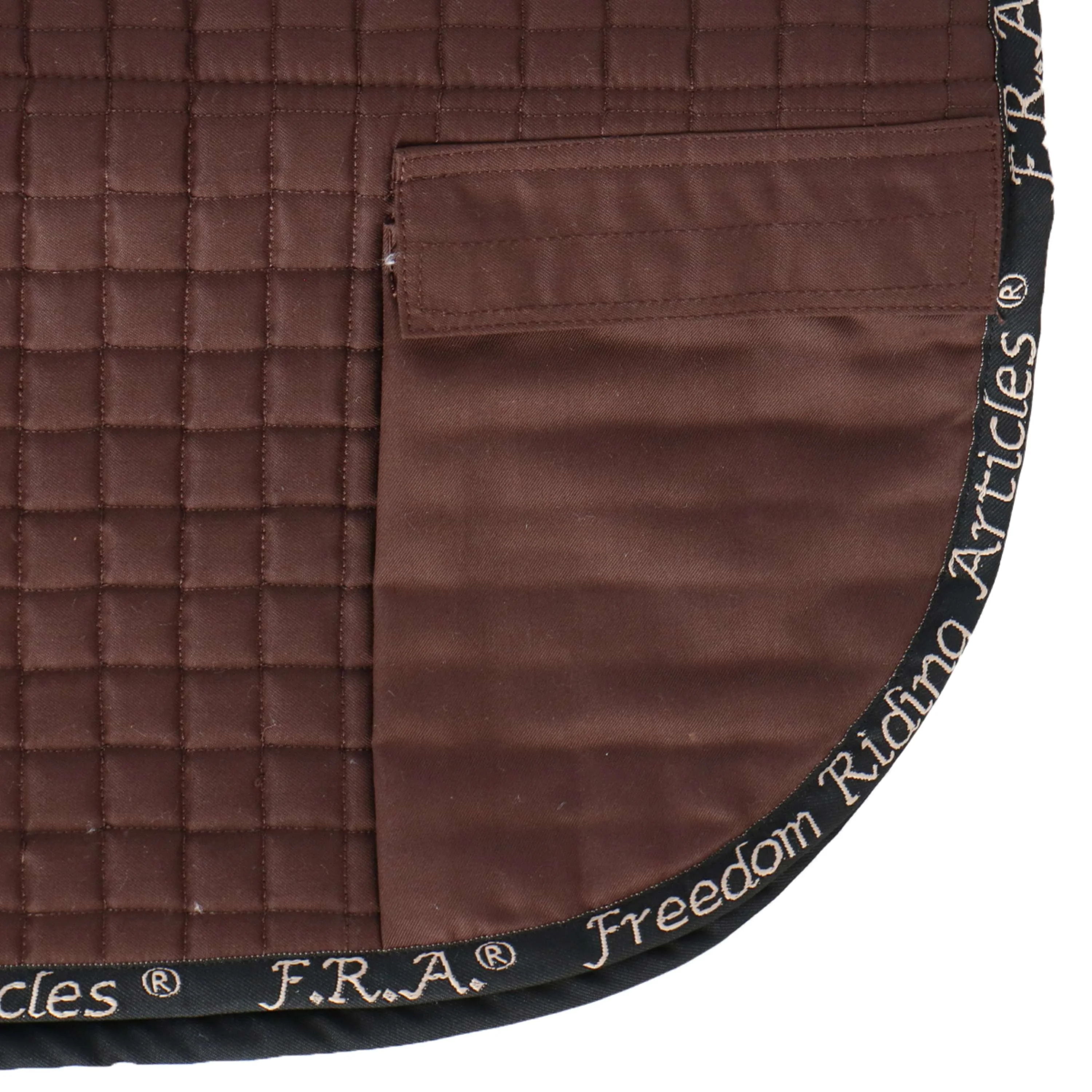 F.R.A. Schabracke Unica mit Taschen für Baumlose Satt Braun - Image 6