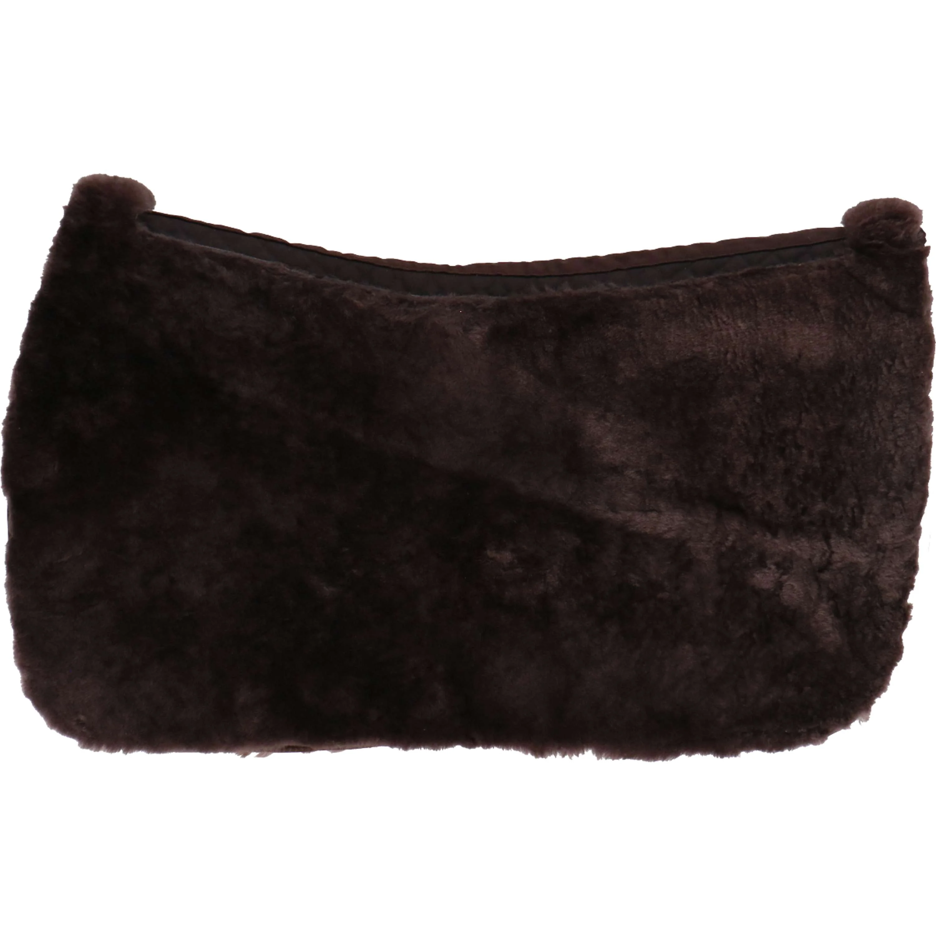 F.R.A. Westernpad De Luxe Extra Vollfell 3 Fächer mit Einlagen Braun - Image 2