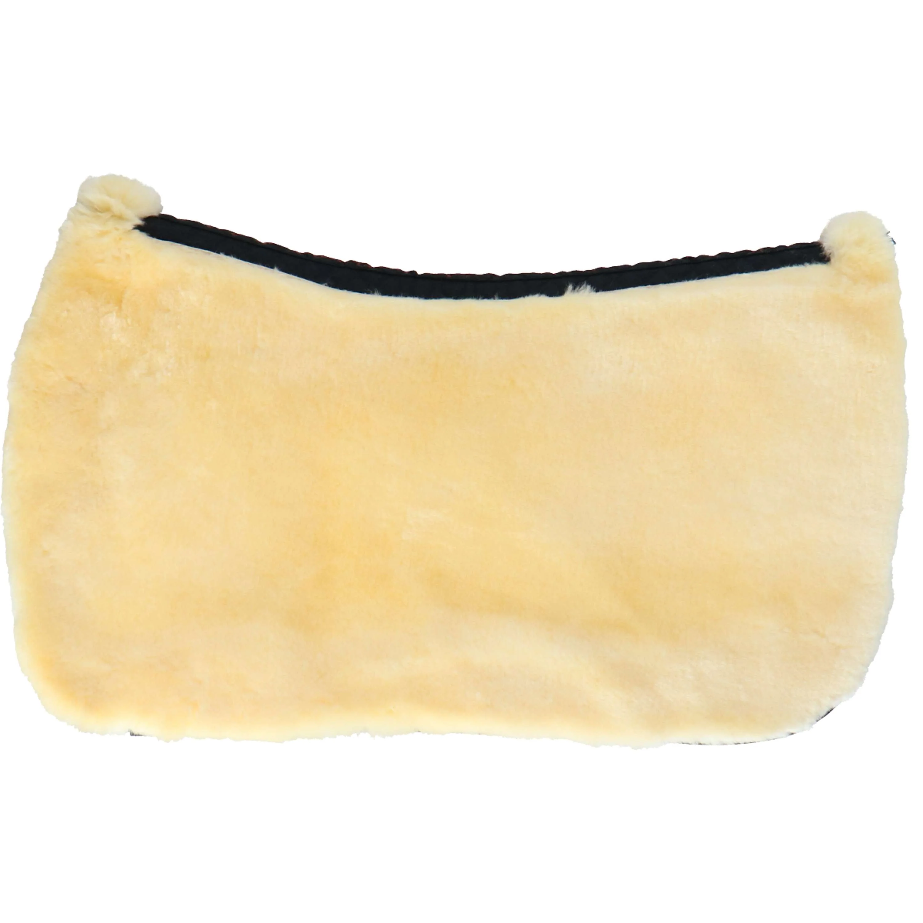 F.R.A. Westernpad De Luxe Extra Vollfell 3 Fächer mit Einlagen Schwarz/Naturell - Image 2