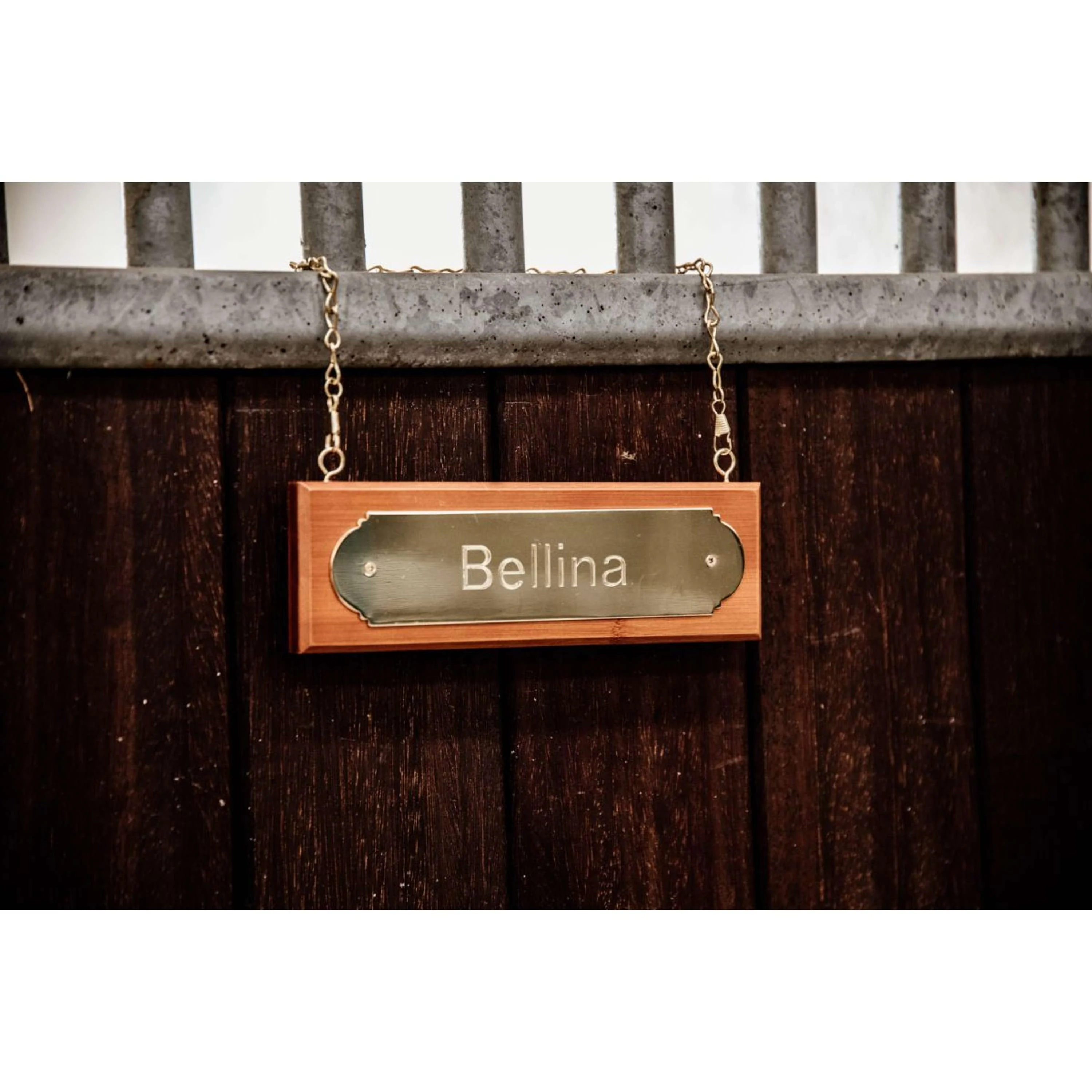 Grooming Deluxe by Kentucky Stallplakette braun/gold - Image 3