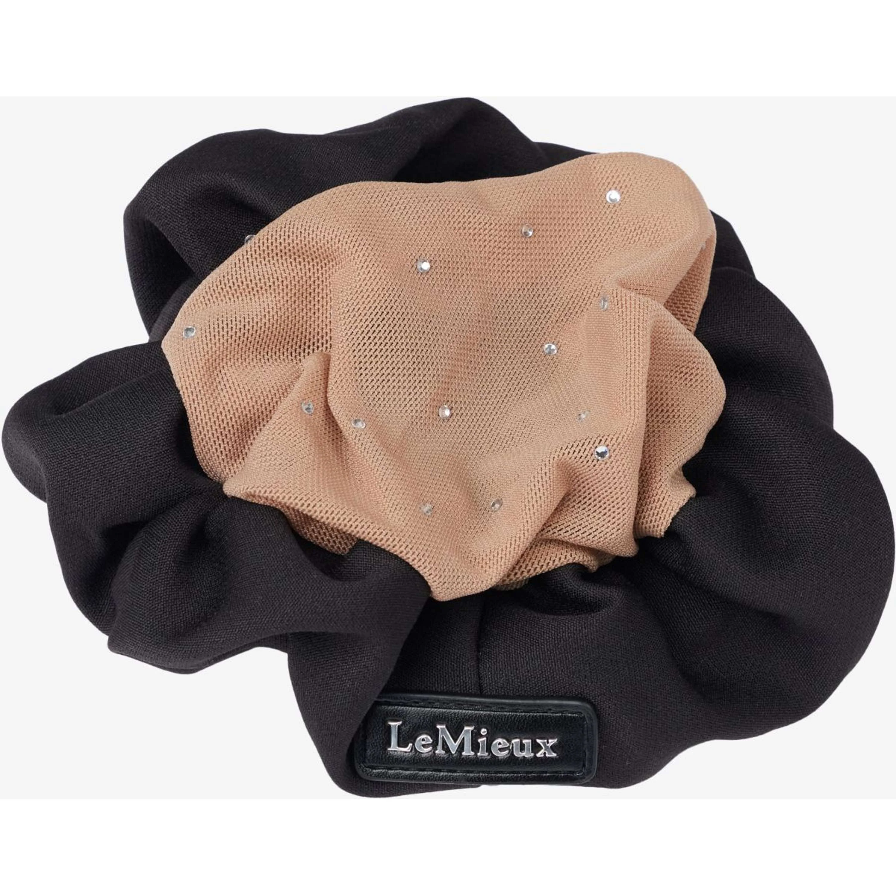 Haarnetz Scrunchie Schwarz/Blond - Image 2