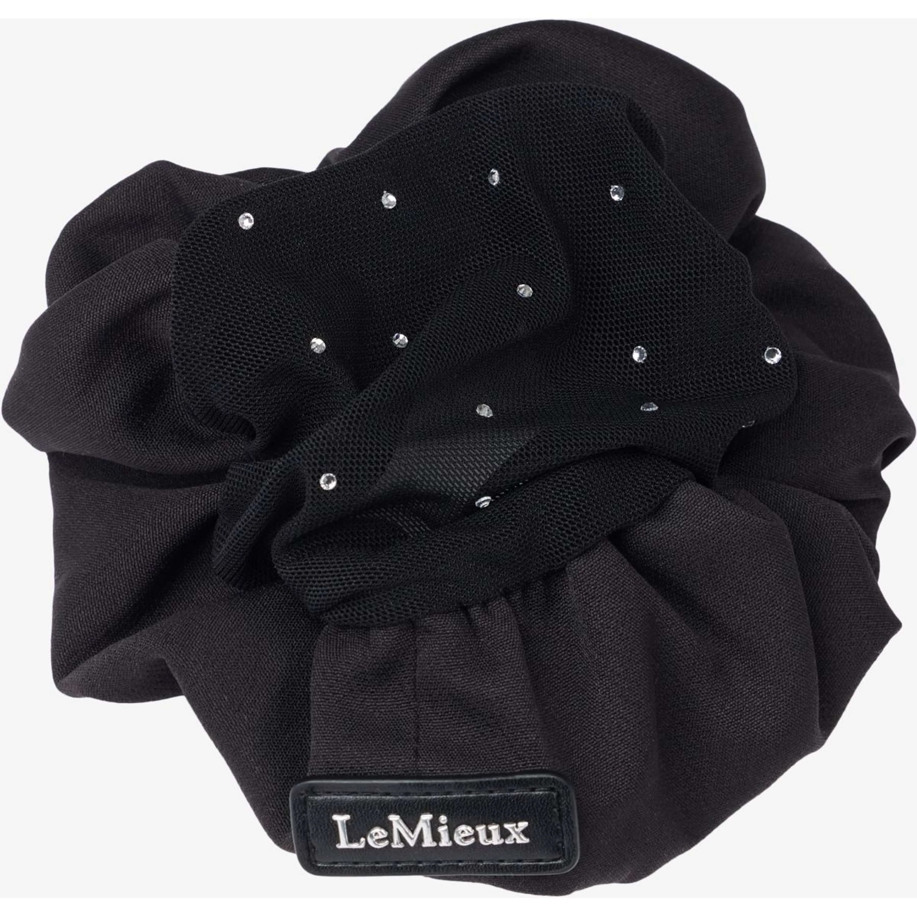 Haarnetz Scrunchie Schwarz/Schwarz - Image 2