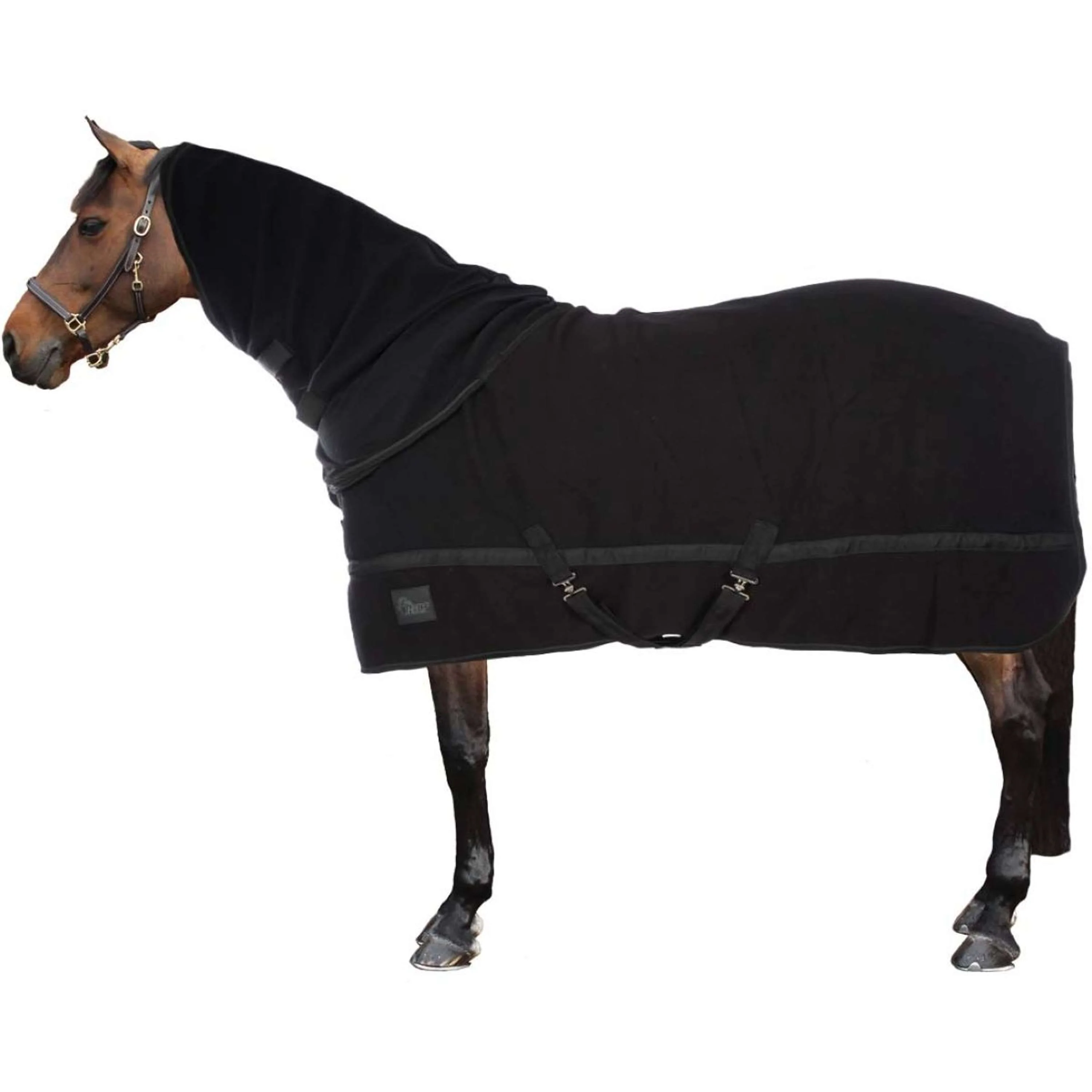 Harry's Horse Fleecedecke mit Aufrollbarem Hals Schwarz - Image 3