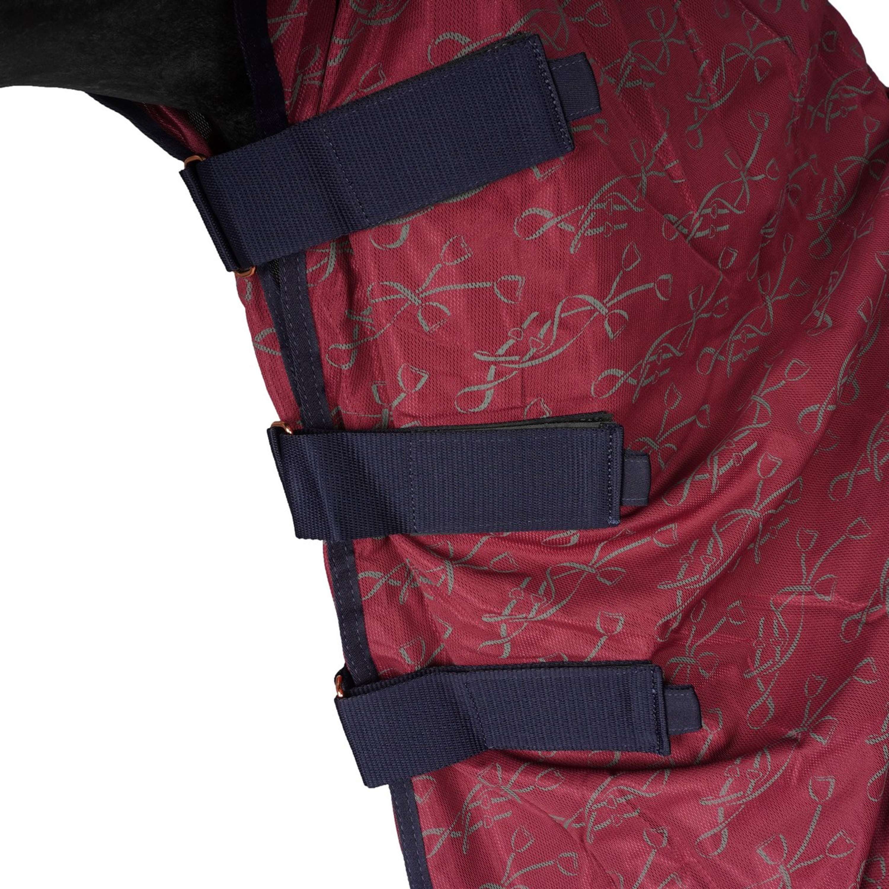 Harry's Horse Fliegendecke Mesh Superior Bordeaux - Image 5